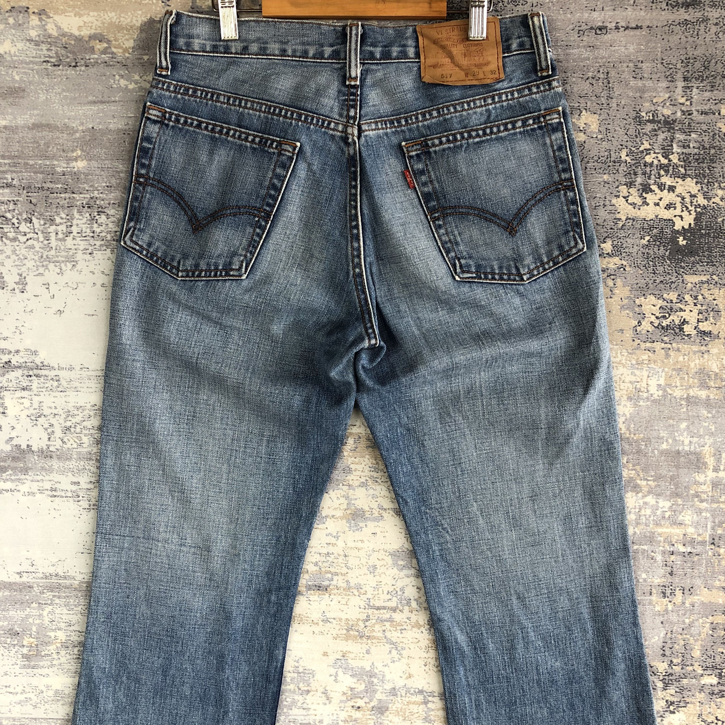 Vintage Levi's 517 Bell Bottom Jeans Flared Levis Denim