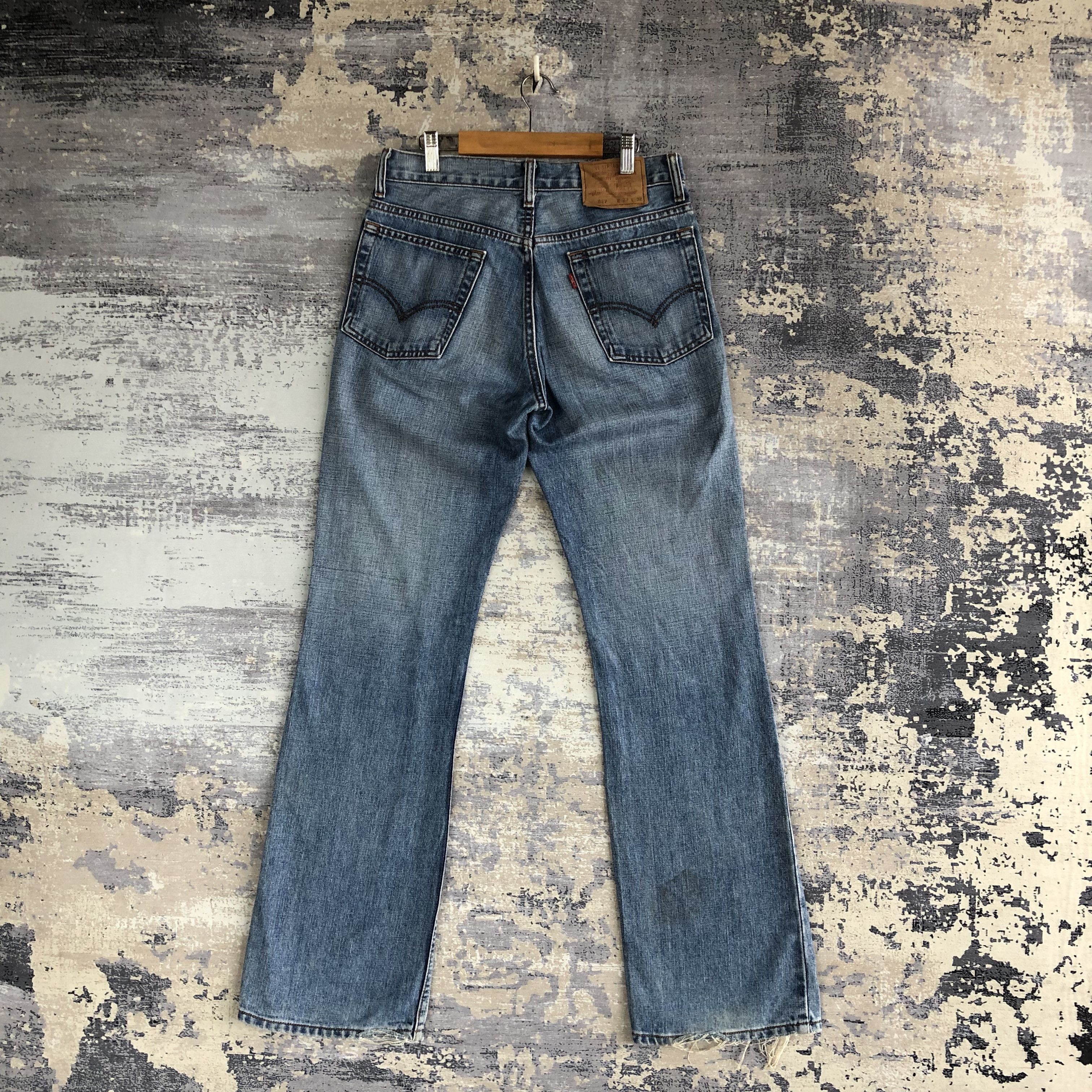 Vintage Levi's 517 Bell Bottom Jeans Flared Levis Denim