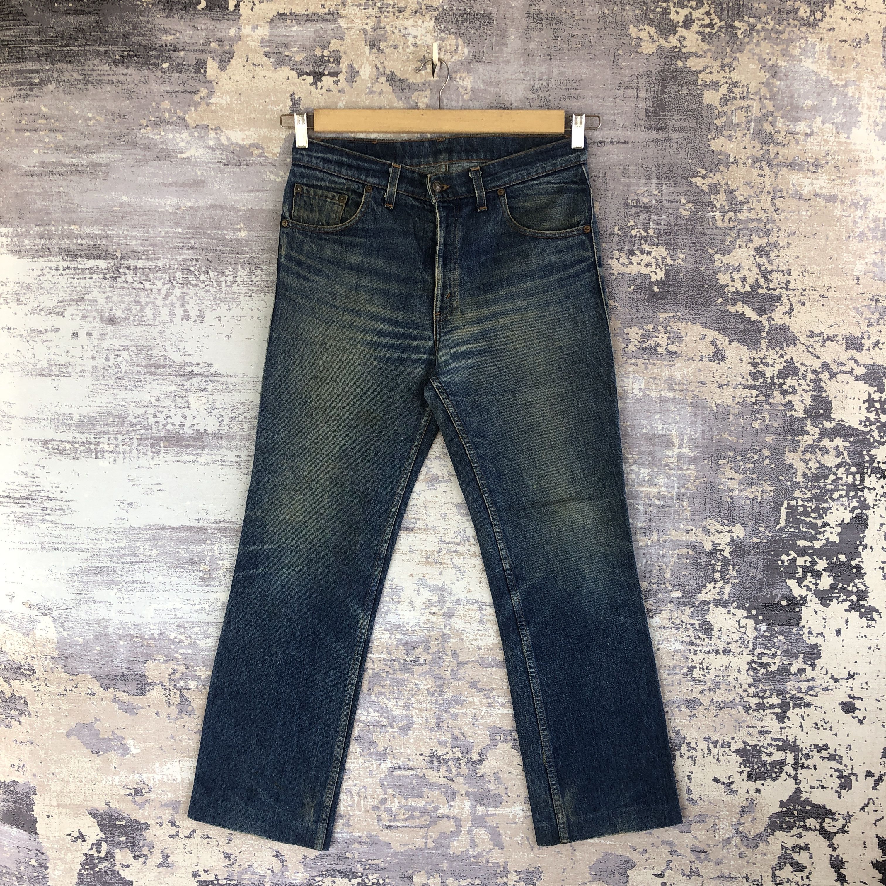 Levi's Vintage Levis Faded Jeans Made Italy Levi's 603 Flare Denim Size US 32 / EU 48 - 1 Thumbnail