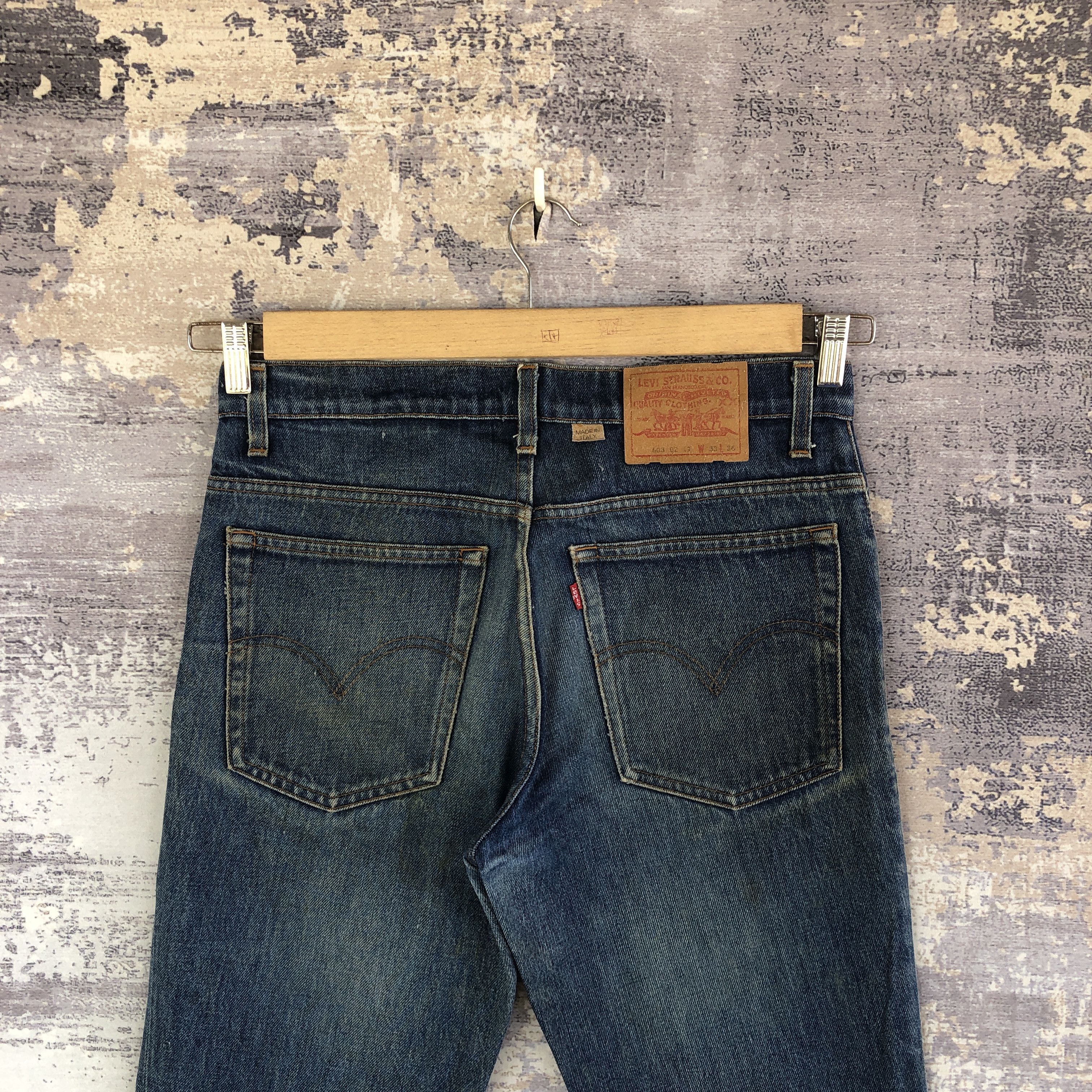 Levi's Vintage Levis Faded Jeans Made Italy Levi's 603 Flare Denim Size US 32 / EU 48 - 4 Thumbnail