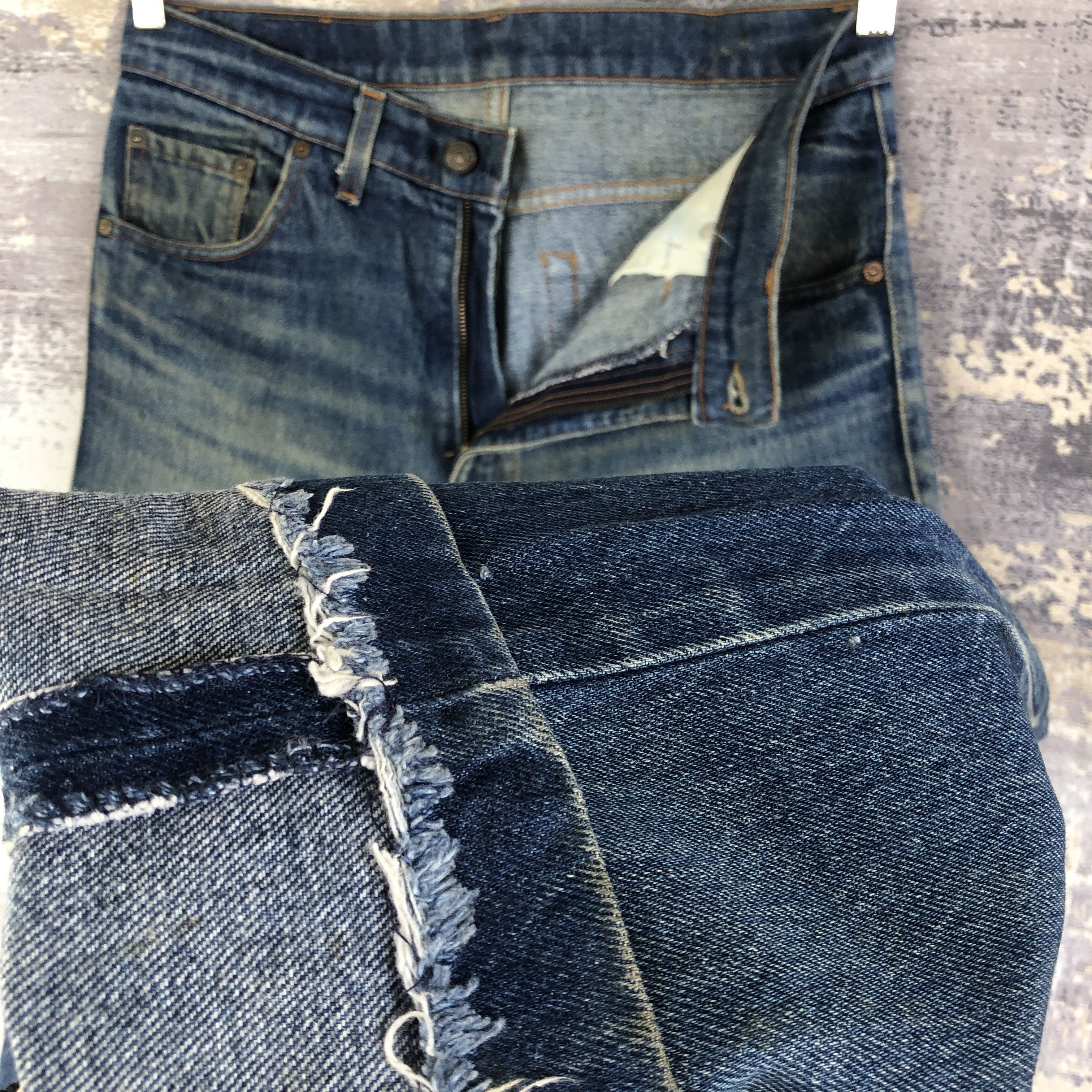 Levi's Vintage Levis Faded Jeans Made Italy Levi's 603 Flare Denim Size US 32 / EU 48 - 10 Thumbnail