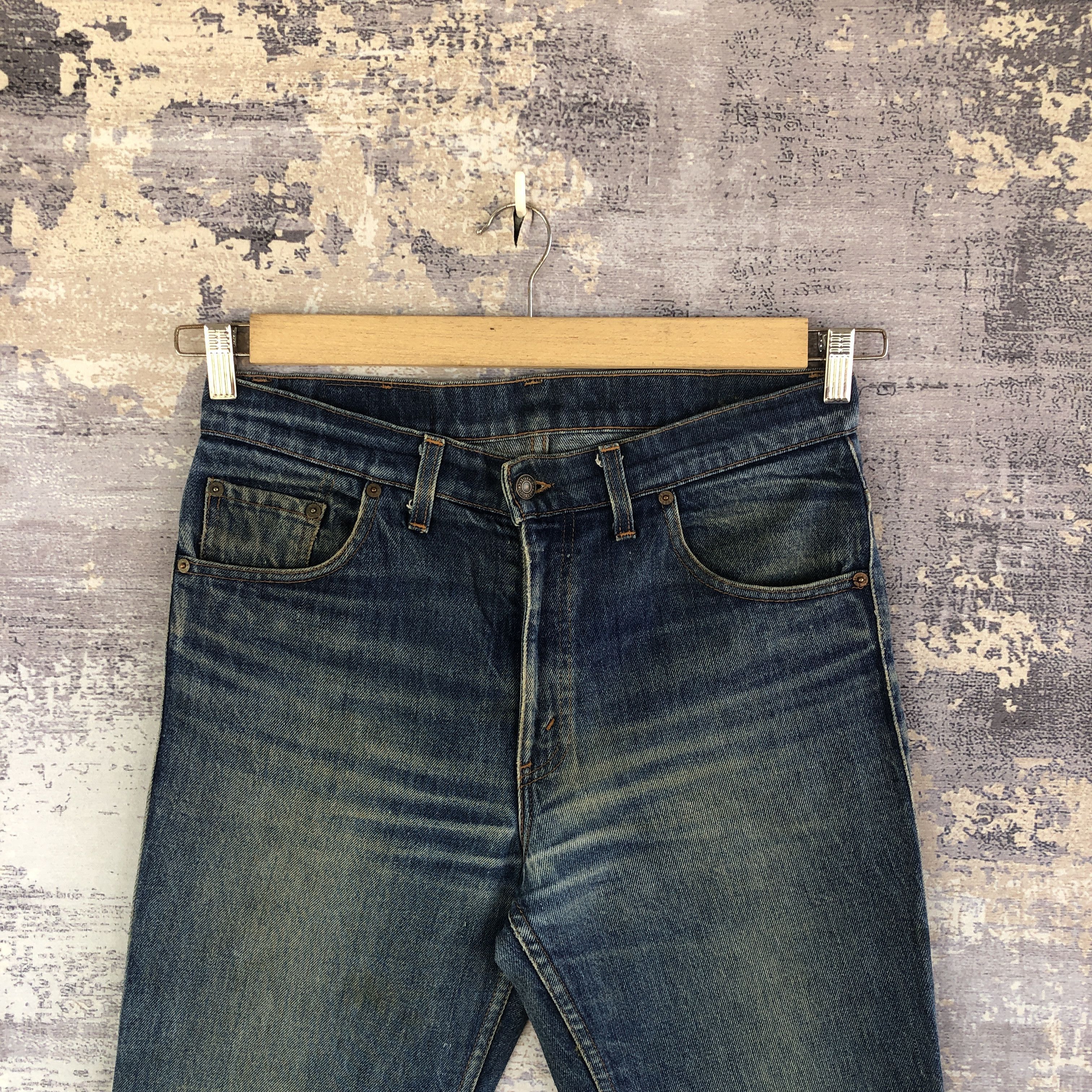 Levi's Vintage Levis Faded Jeans Made Italy Levi's 603 Flare Denim Size US 32 / EU 48 - 3 Thumbnail