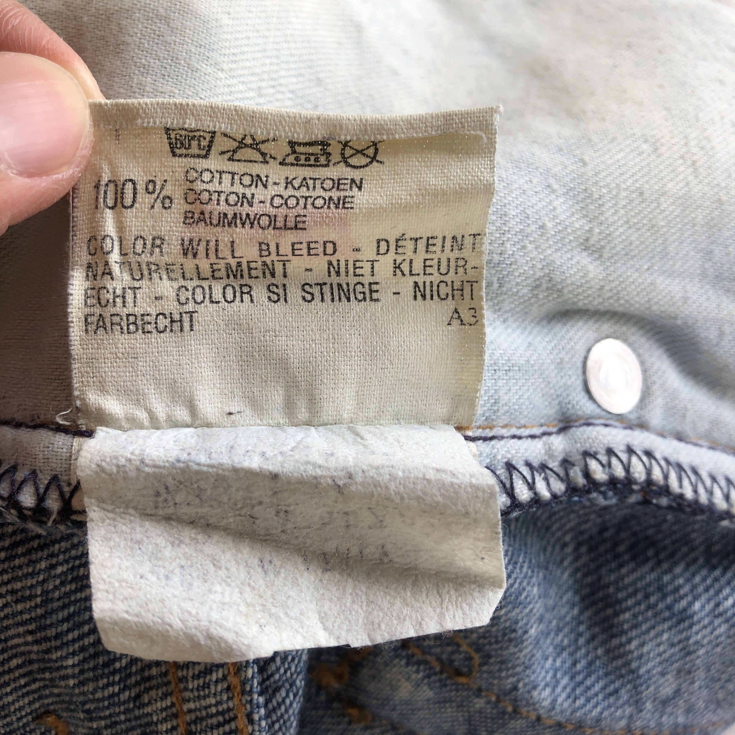 Levi's Vintage Levis Faded Jeans Made Italy Levi's 603 Flare Denim Size US 32 / EU 48 - 12 Thumbnail