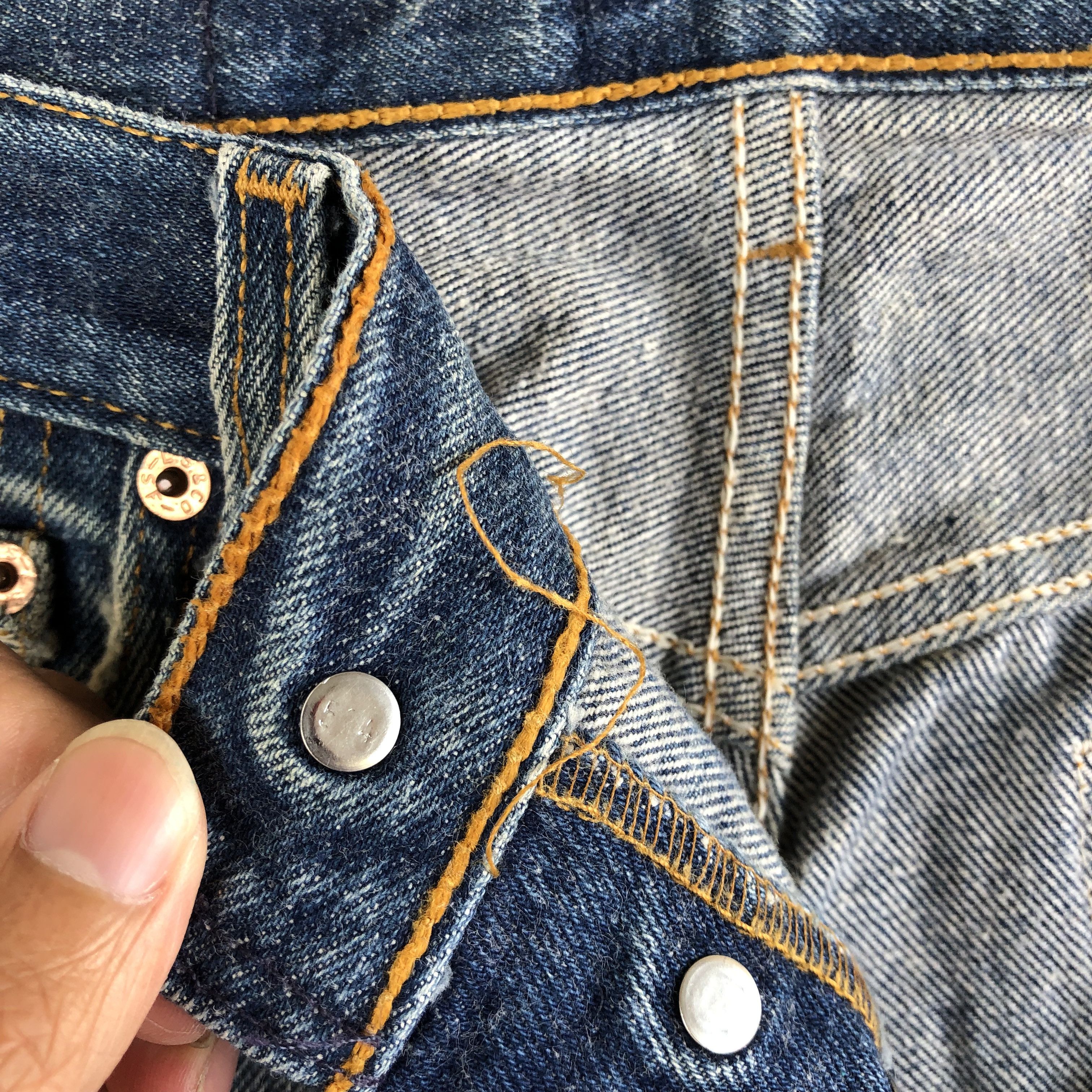 Jean × Levi's × Vintage Vintage 90s Levis 501xx Jeans Levi's Earth Tone Faded Denim Size 28" / US 6 / IT 42 - 7 Thumbnail