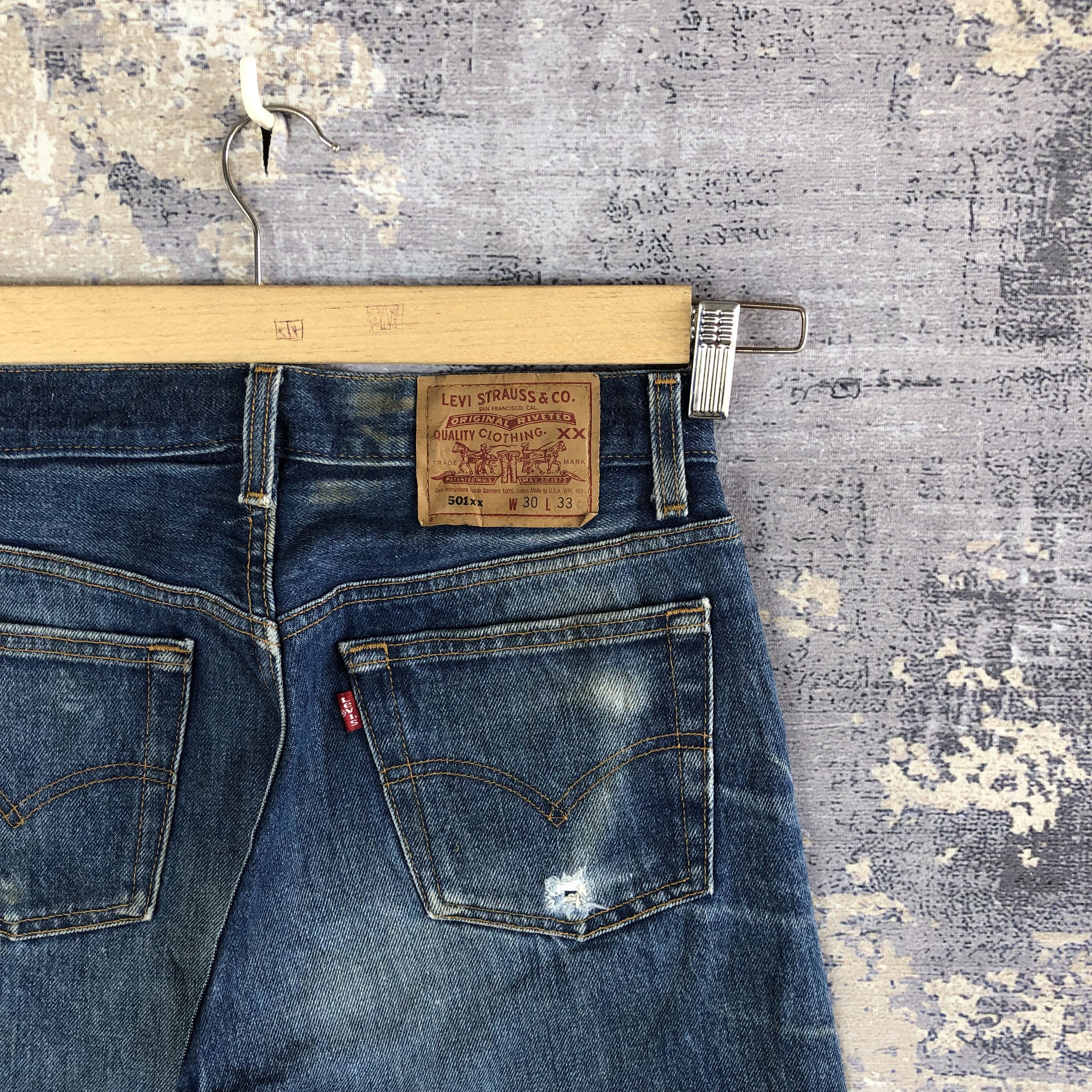 Jean × Levi's × Vintage Vintage 90s Levis 501xx Jeans Levi's Earth Tone Faded Denim Size 28" / US 6 / IT 42 - 5 Thumbnail