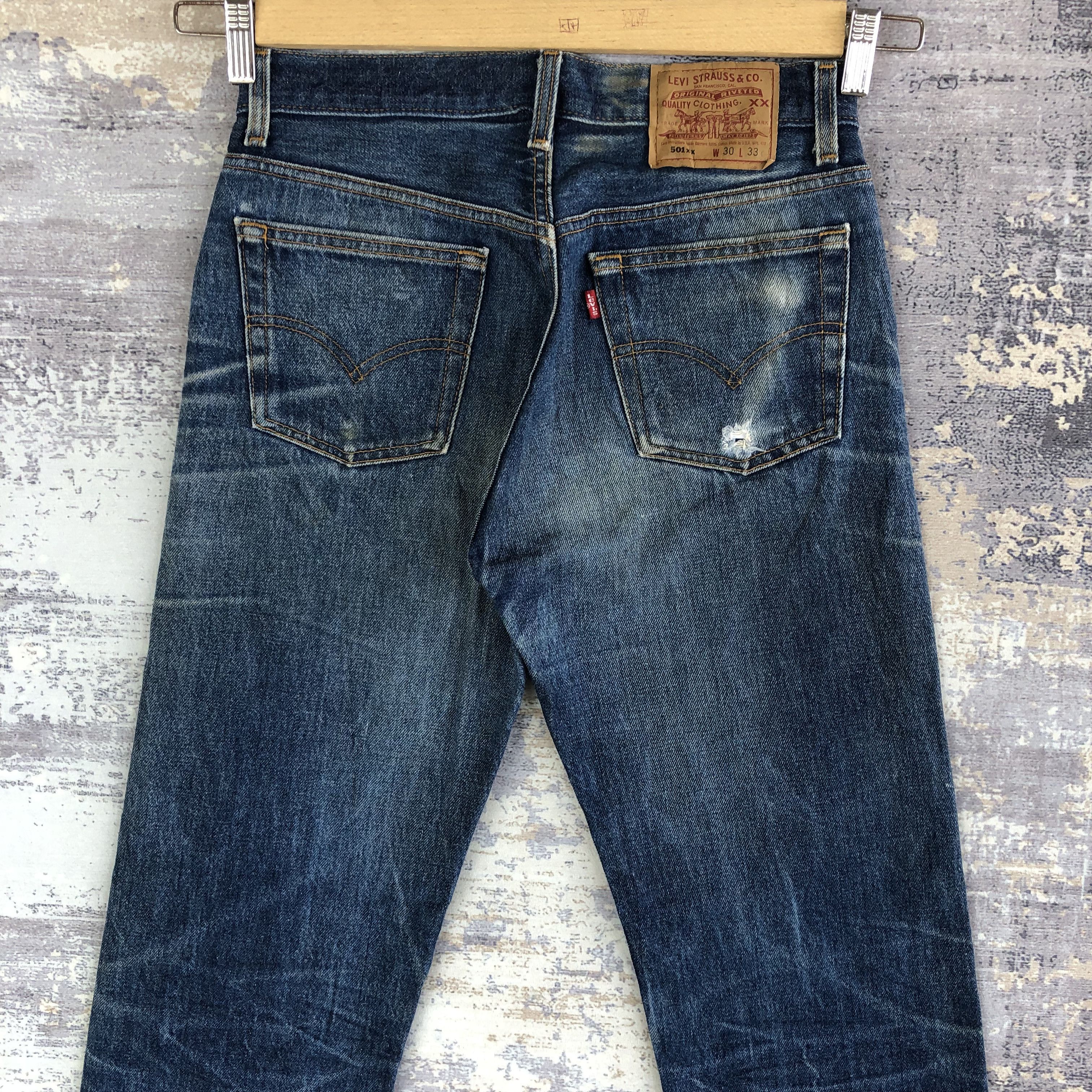 Jean × Levi's × Vintage Vintage 90s Levis 501xx Jeans Levi's Earth Tone Faded Denim Size 28" / US 6 / IT 42 - 4 Thumbnail