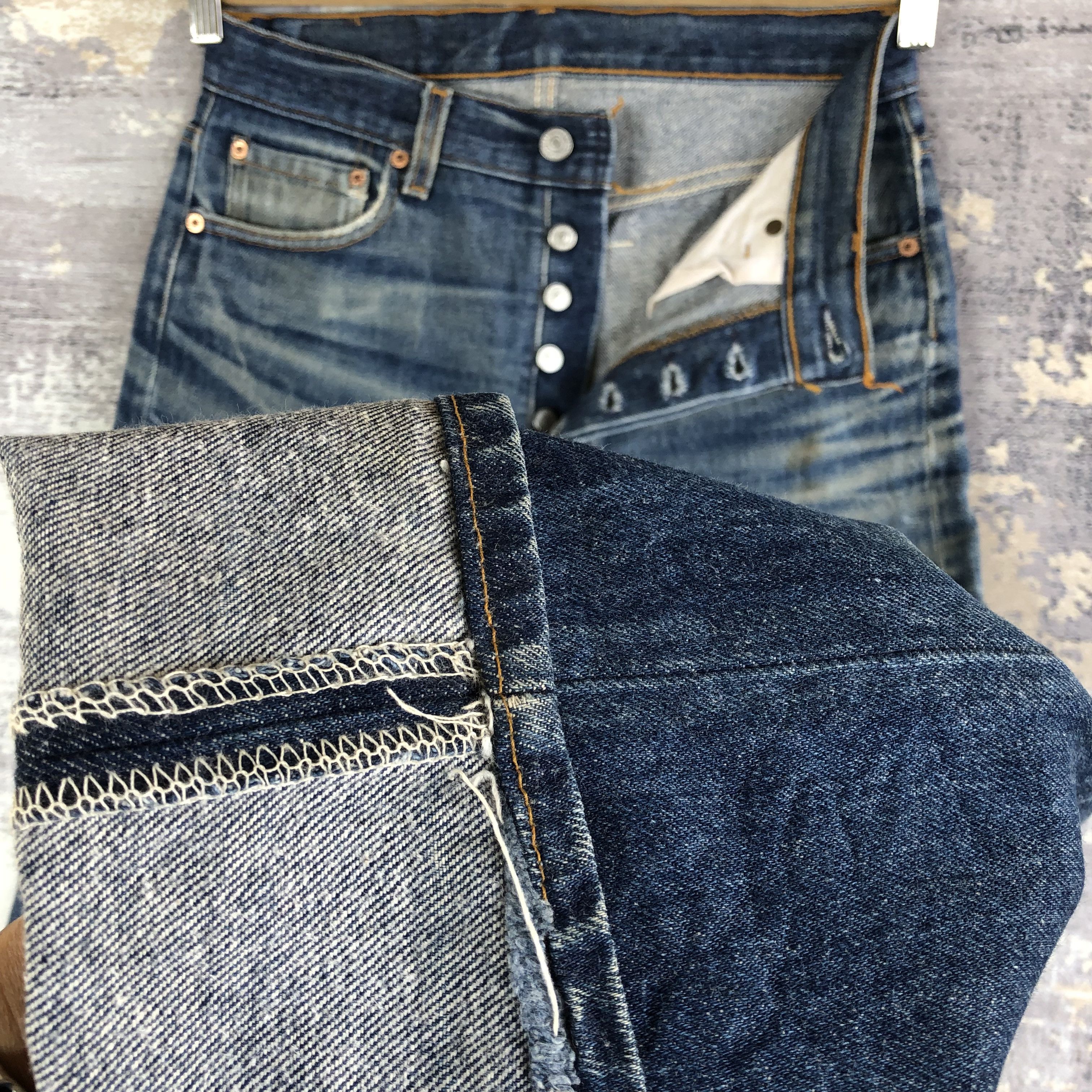 Jean × Levi's × Vintage Vintage 90s Levis 501xx Jeans Levi's Earth Tone Faded Denim Size 28" / US 6 / IT 42 - 8 Thumbnail
