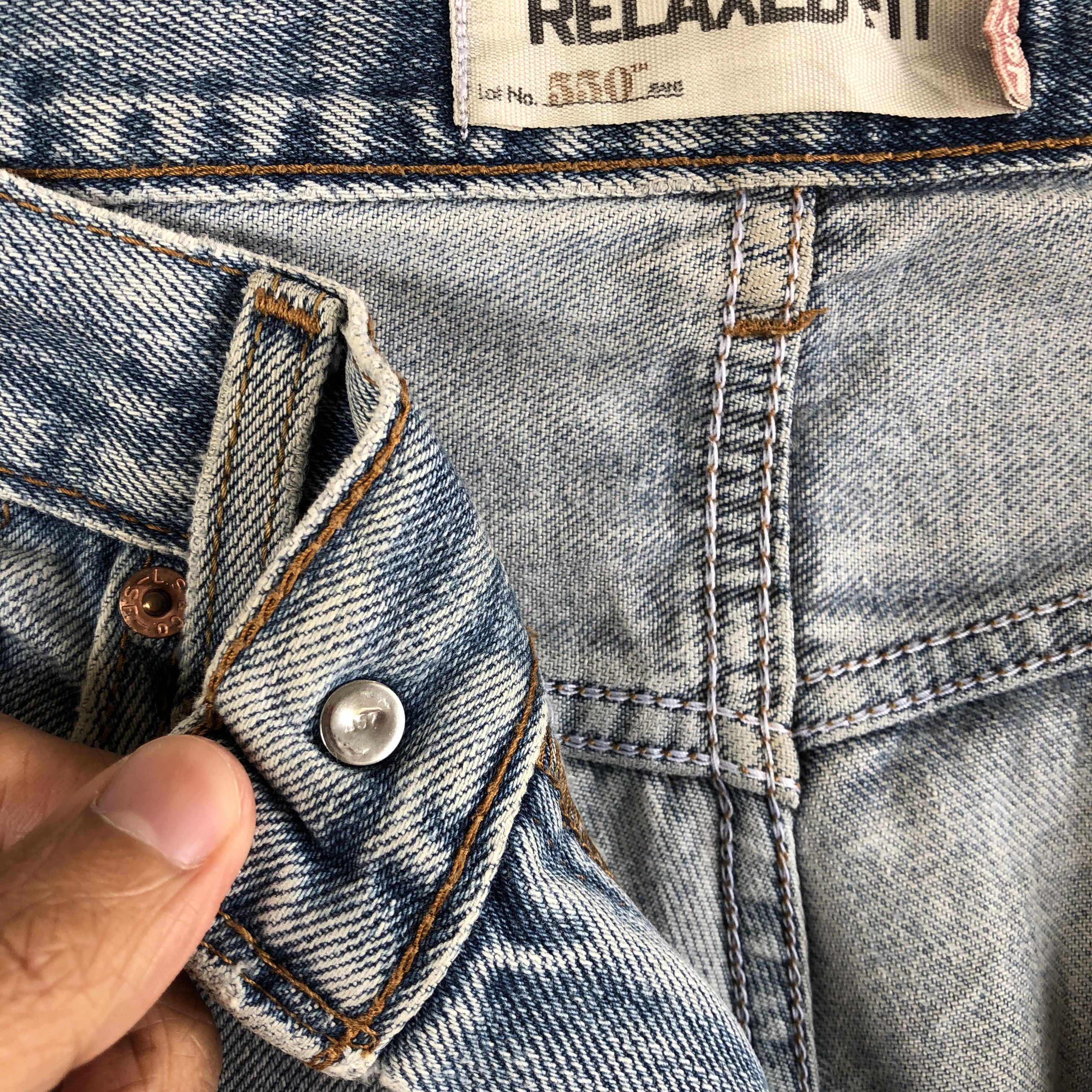 Levi's Vintage Y2K Levis Jeans Levi's 550 Dirty Distressed Denim Size US 30 / EU 46 - 7 Thumbnail