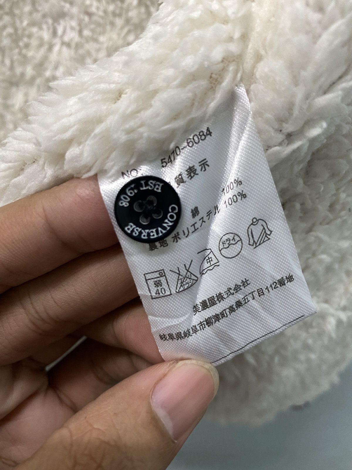 Converse × Flannel × Vintage Vintage Converse Fleece Plaid Flannel Travis Style Size US L / EU 52-54 / 3 - 9 Thumbnail