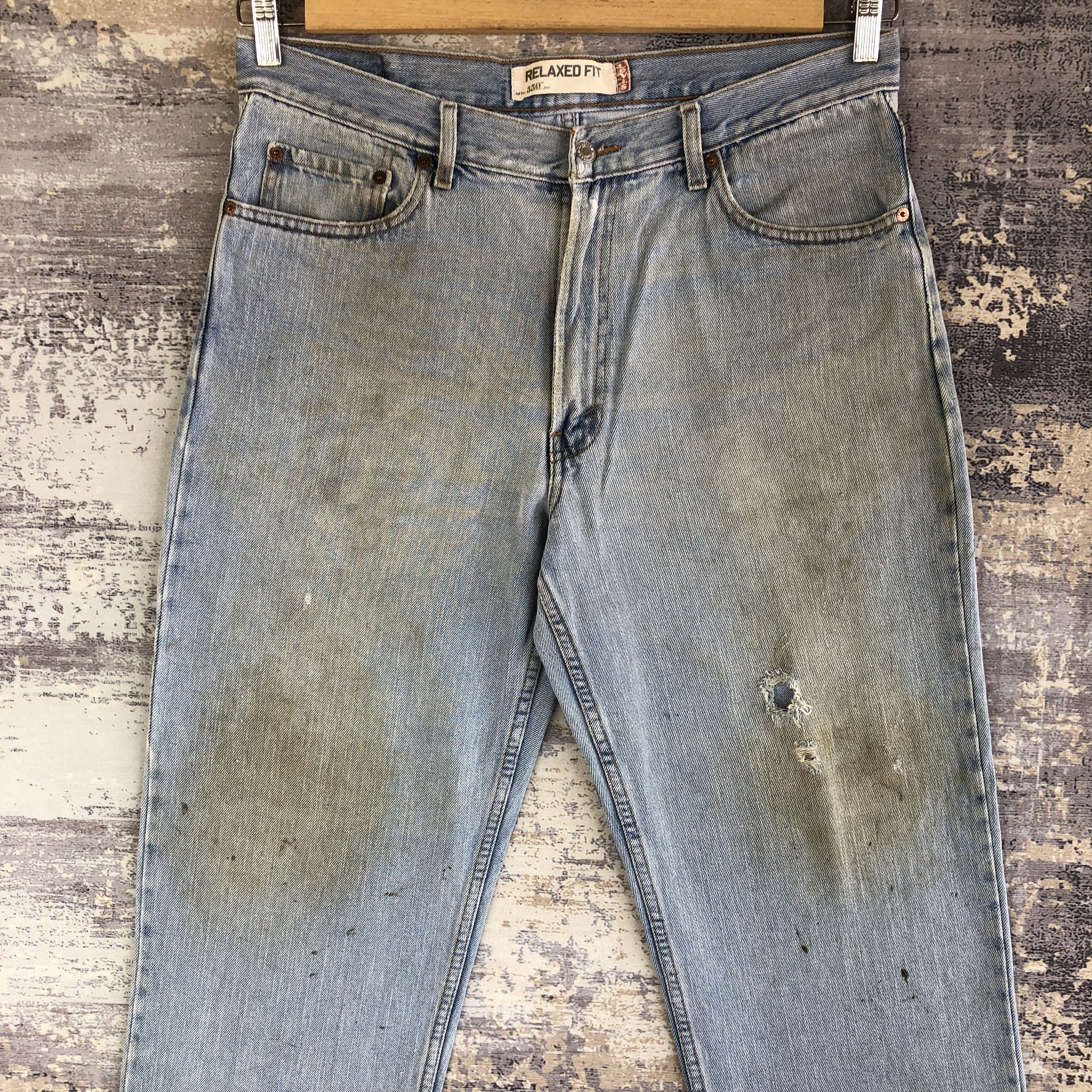 Levi's Vintage Levi's Jeans Rusty Distressed Levis 550 Denim Pants Size US 34 / EU 50 - 3 Thumbnail