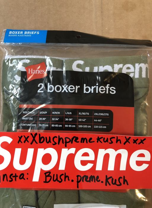 Supreme®/Hanes® Boxer Briefs (2 Pack) - Spring/Summer 2021 Preview – Supreme