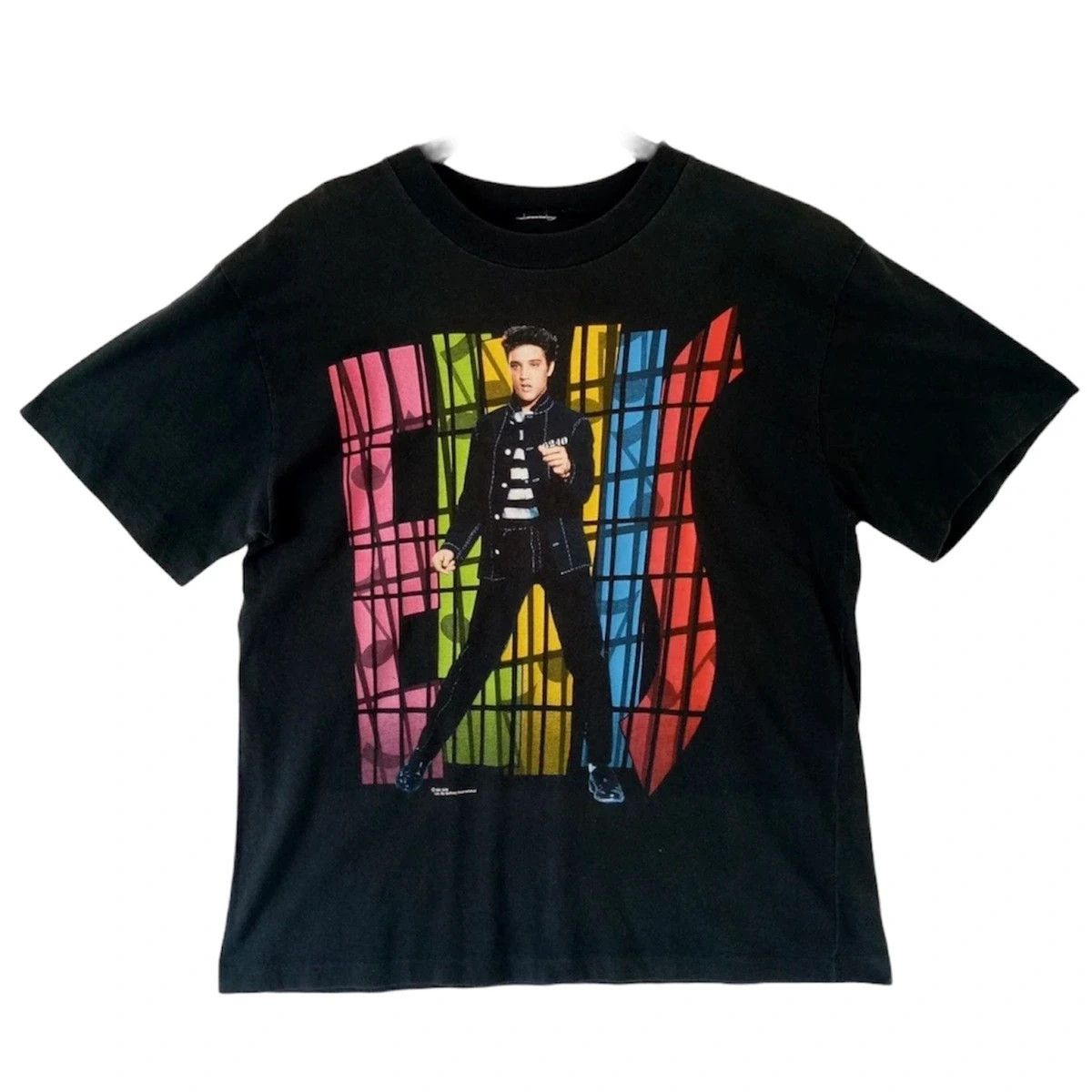 Band Tees × Vintage Vintage 90s ELVIS PRESLEY singer and actor tour promo shirt Size US M / EU 48-50 / 2 - 1 Thumbnail