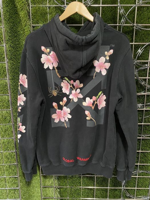 Off white global on sale warming blossom hoodie