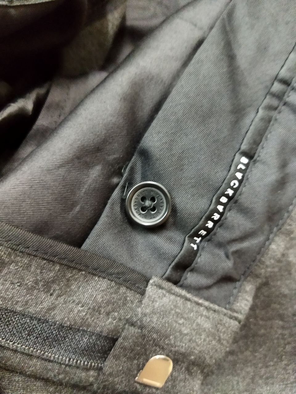 Neil Barrett BLACK BARRETT by Neil Barrett Straight Tailored Fit Pants Size US 34 / EU 50 - 7 Thumbnail