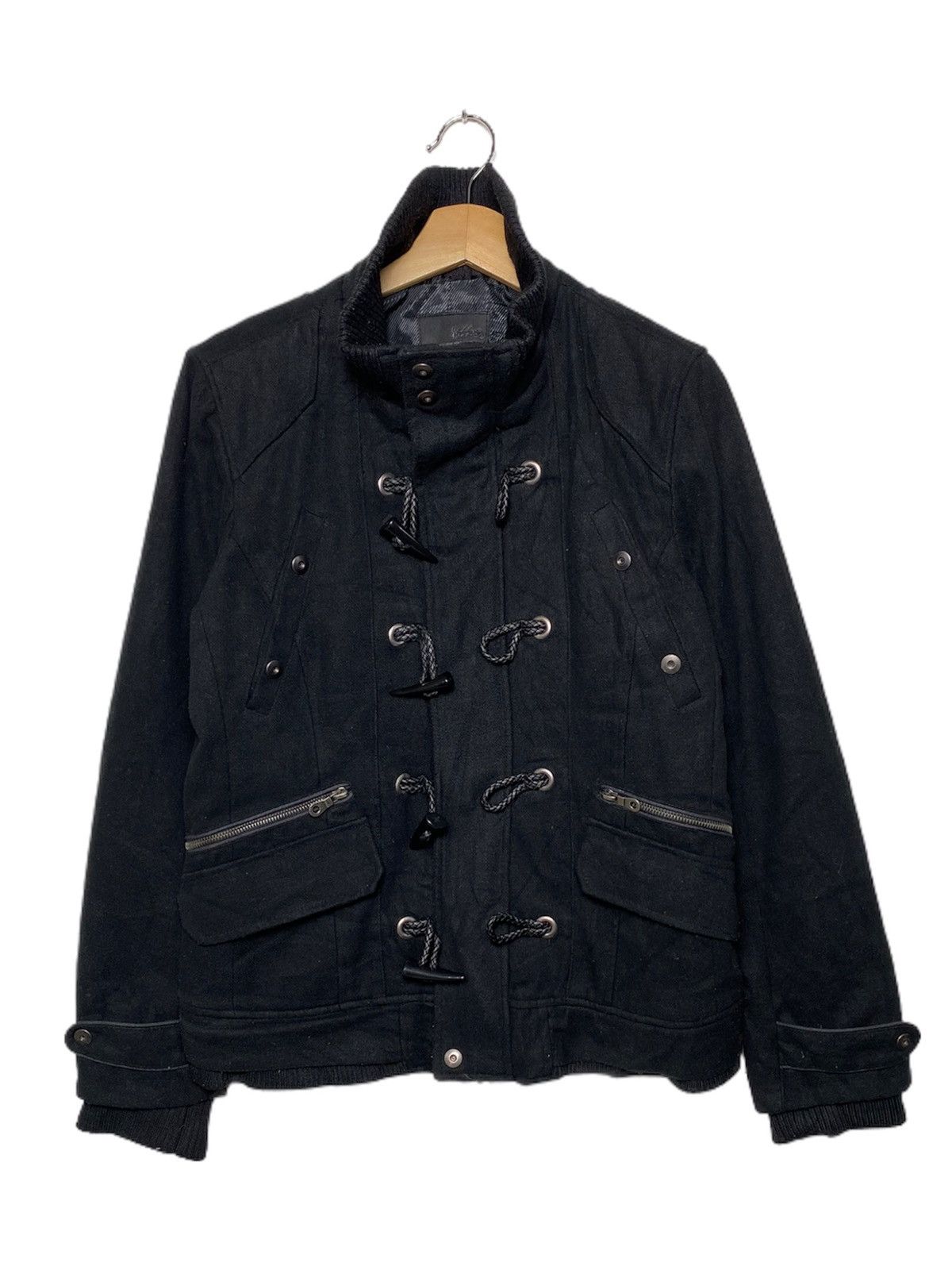 image of Mossimo Tactical Multipocket Bondage Jacket in Black, Men's (Size Medium)