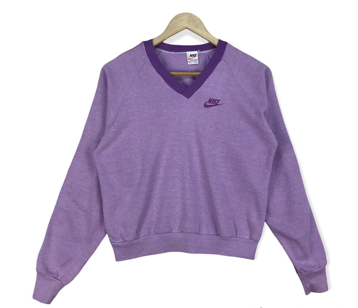 Nike Vintage 70s Nike Orange Tag Sweatshirt Size US S / EU 44-46 / 1 - 1 Thumbnail