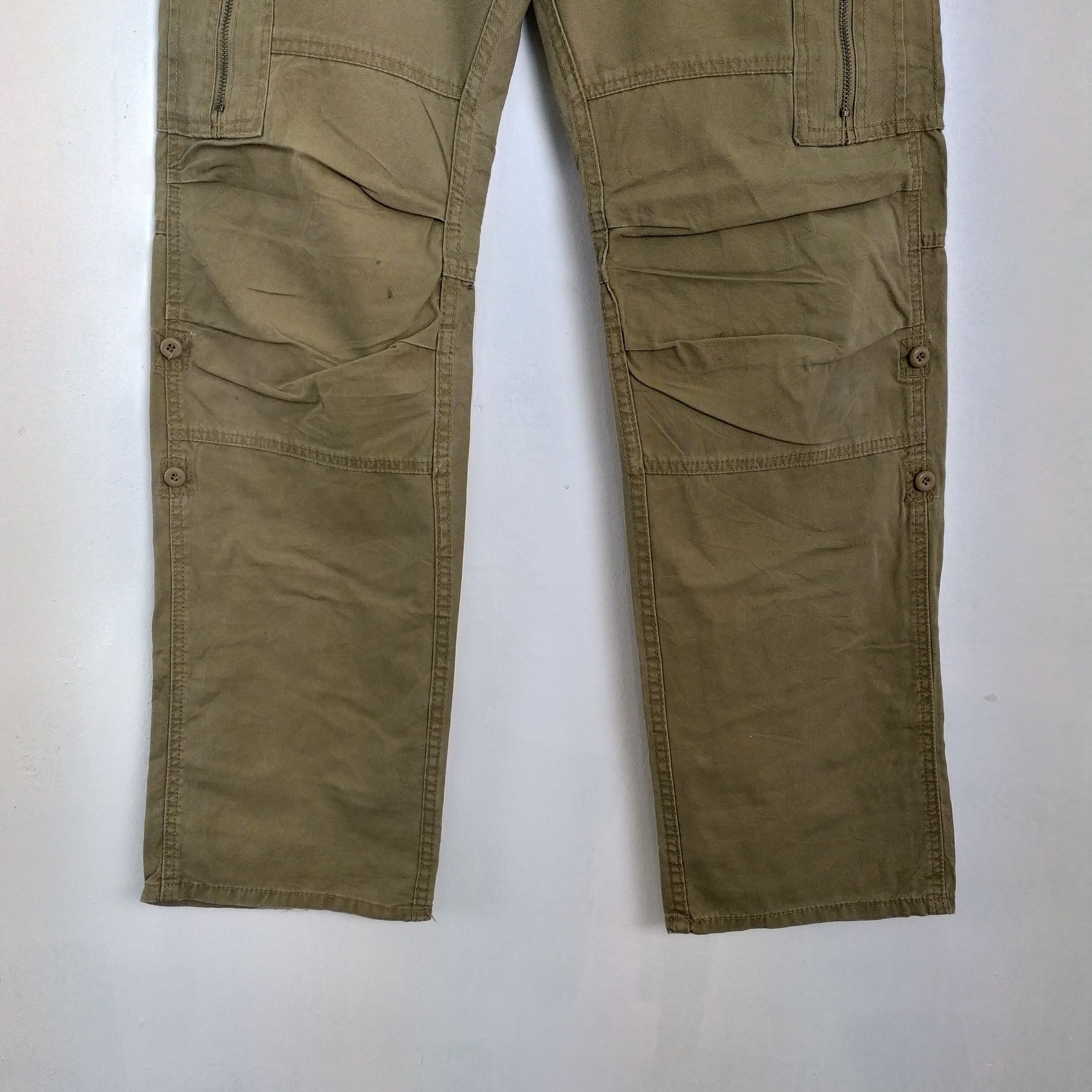 Japanese Brand FAMOUS FUNCTION GARMENTS CARGO PANTS Size US 32 / EU 48 - 3 Thumbnail