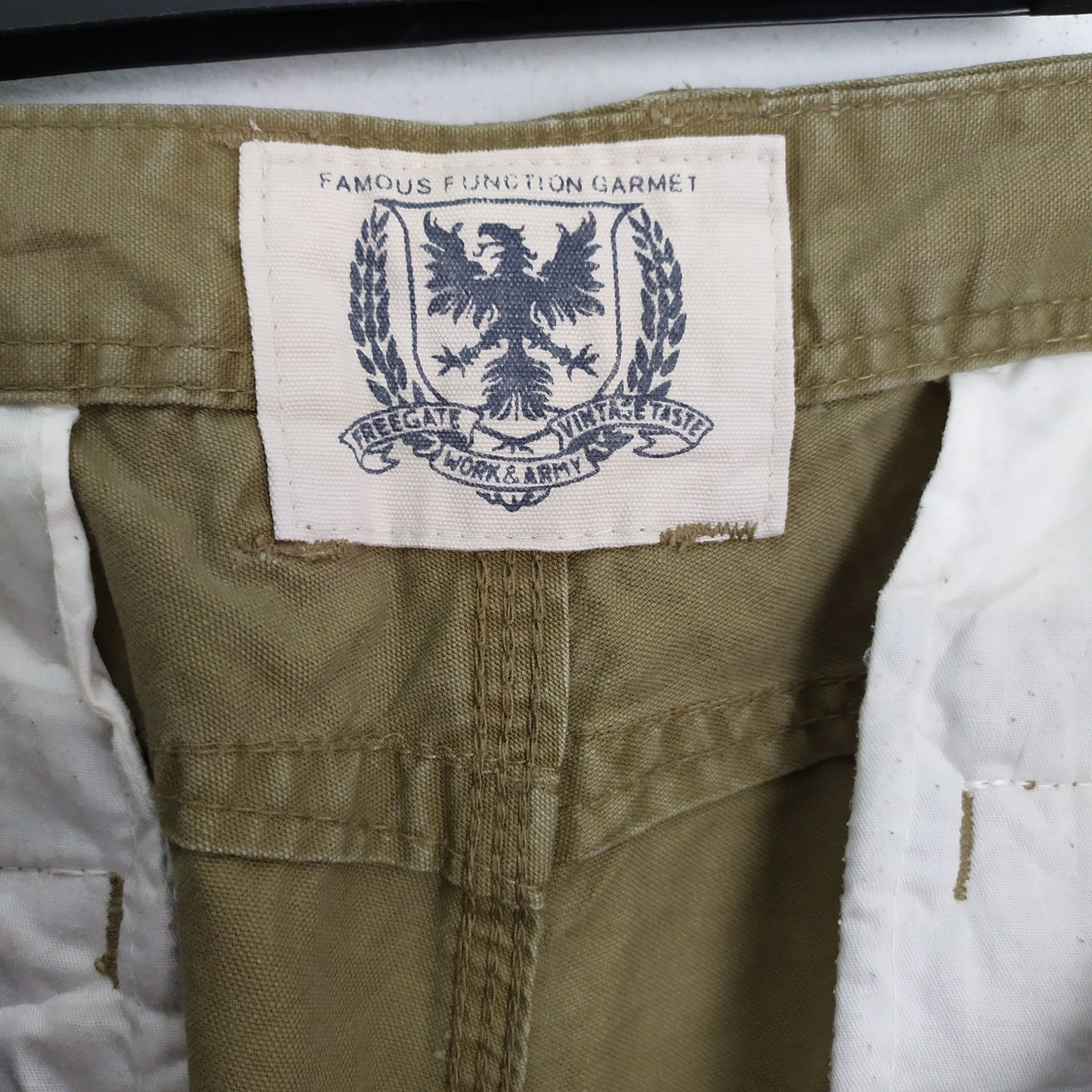 Japanese Brand FAMOUS FUNCTION GARMENTS CARGO PANTS Size US 32 / EU 48 - 12 Thumbnail