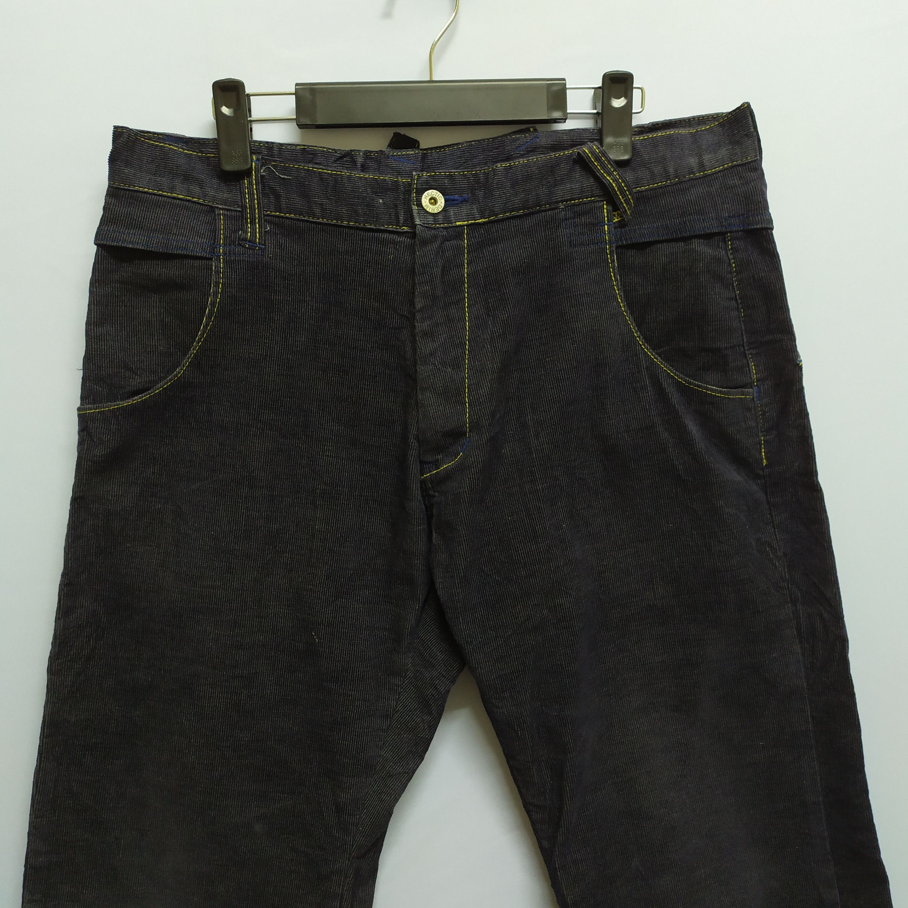 Japanese Brand Japan Made MH! Hectic Multipocket Denim Jean Pants Size US 35 - 4 Thumbnail