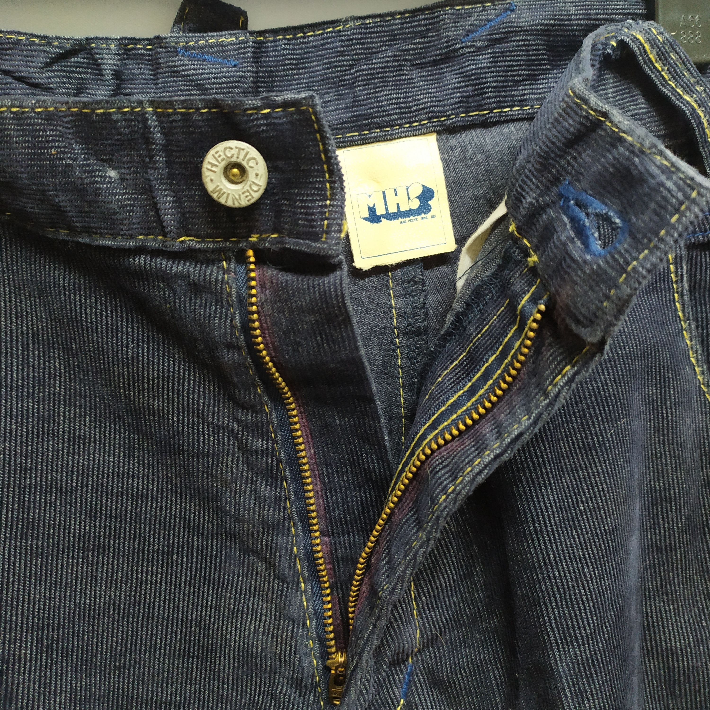 Japanese Brand Japan Made MH! Hectic Multipocket Denim Jean Pants Size US 35 - 10 Thumbnail