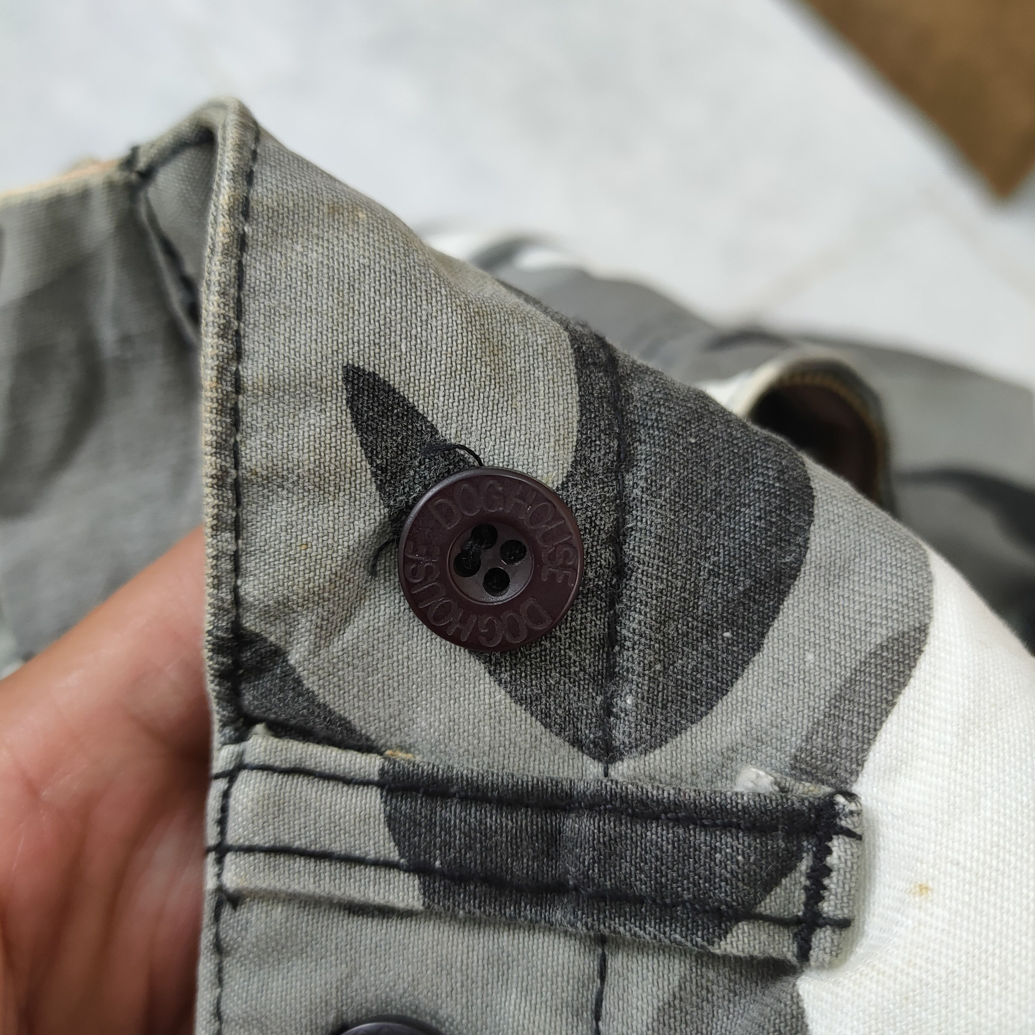 Japanese Brand DOG HOUSE CAMO FADED CARGO PANTS Size US 30 / EU 46 - 17 Thumbnail