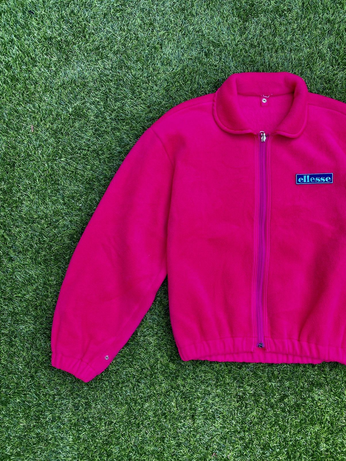 Ellesse SHOOT 🔥 Vintage Ellesse Fleece Zip Up Sweater Jacket Size M / US 6-8 / IT 42-44 - 3 Thumbnail