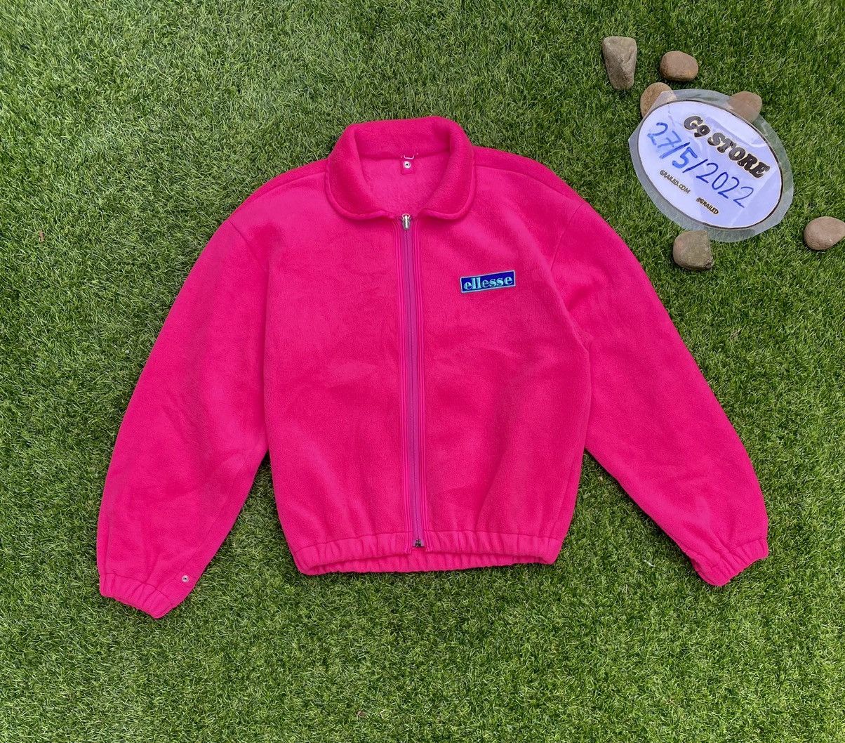Ellesse SHOOT 🔥 Vintage Ellesse Fleece Zip Up Sweater Jacket Size M / US 6-8 / IT 42-44 - 1 Thumbnail