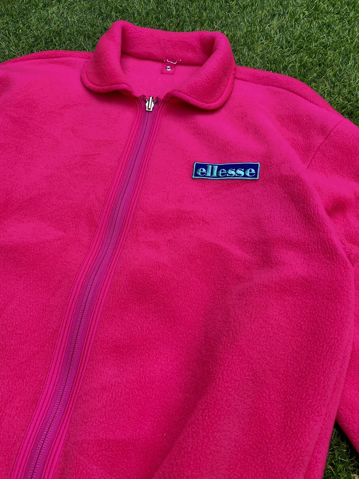 Ellesse SHOOT 🔥 Vintage Ellesse Fleece Zip Up Sweater Jacket Size M / US 6-8 / IT 42-44 - 4 Thumbnail
