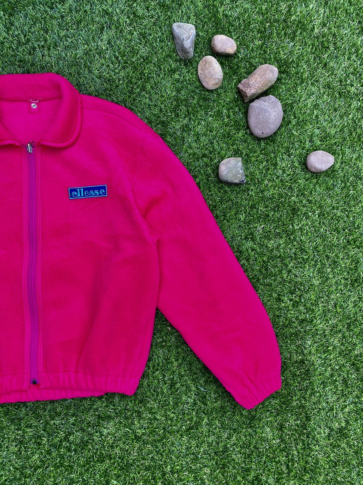 Ellesse SHOOT 🔥 Vintage Ellesse Fleece Zip Up Sweater Jacket Size M / US 6-8 / IT 42-44 - 2 Thumbnail