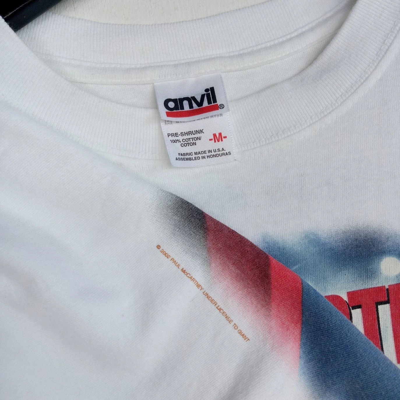 Band Tees 💥Vintage Paul McCartney Driving Japan World Tour tee shirt Size US M / EU 48-50 / 2 - 3 Thumbnail