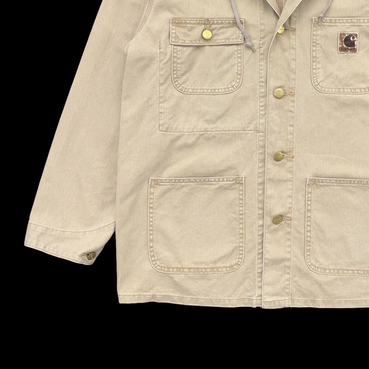 Carhartt Vintage Carhartt Chore Hooded Jacket Size US M / EU 48-50 / 2 - 7 Thumbnail