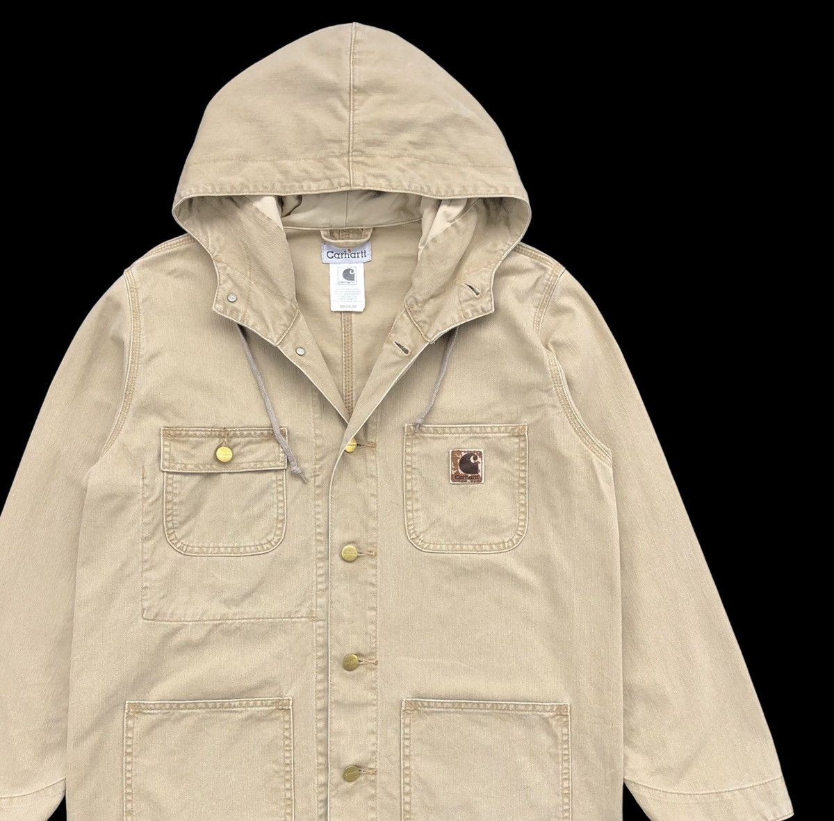 Carhartt Vintage Carhartt Chore Hooded Jacket Size US M / EU 48-50 / 2 - 5 Thumbnail