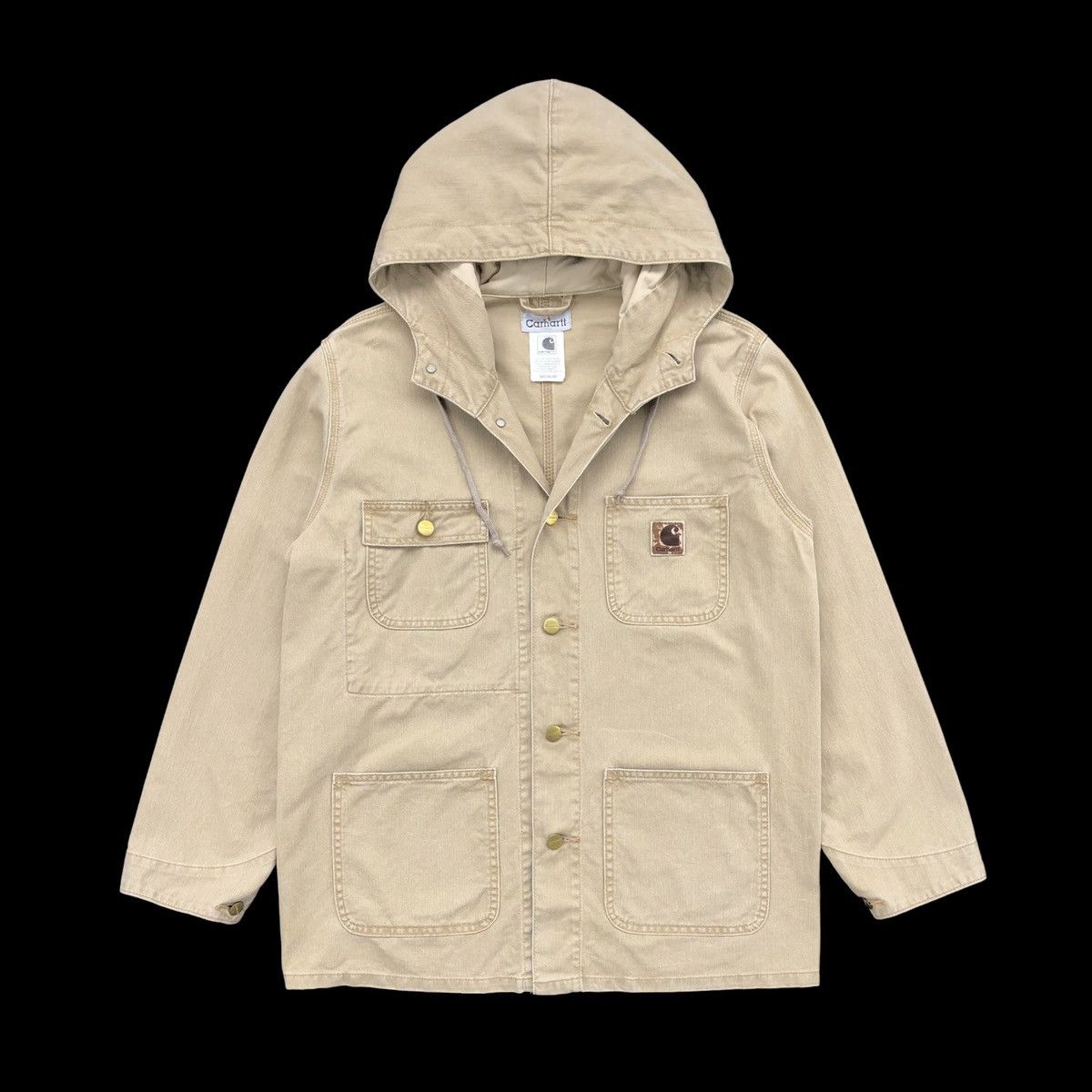Carhartt Vintage Carhartt Chore Hooded Jacket Size US M / EU 48-50 / 2 - 4 Thumbnail