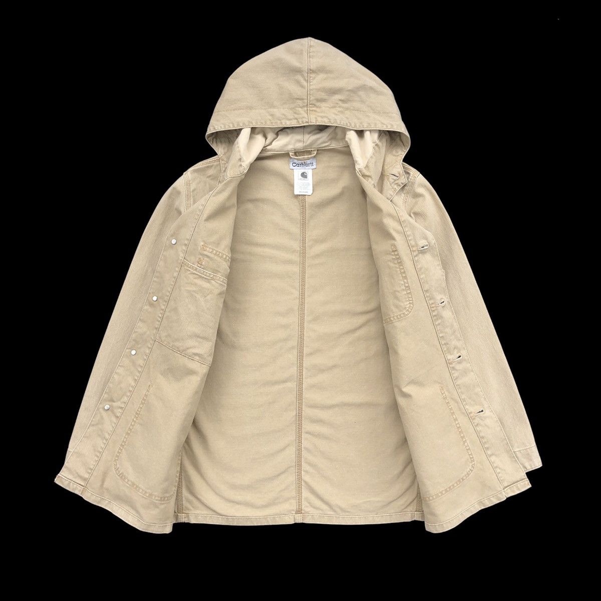 Carhartt Vintage Carhartt Chore Hooded Jacket Size US M / EU 48-50 / 2 - 9 Thumbnail