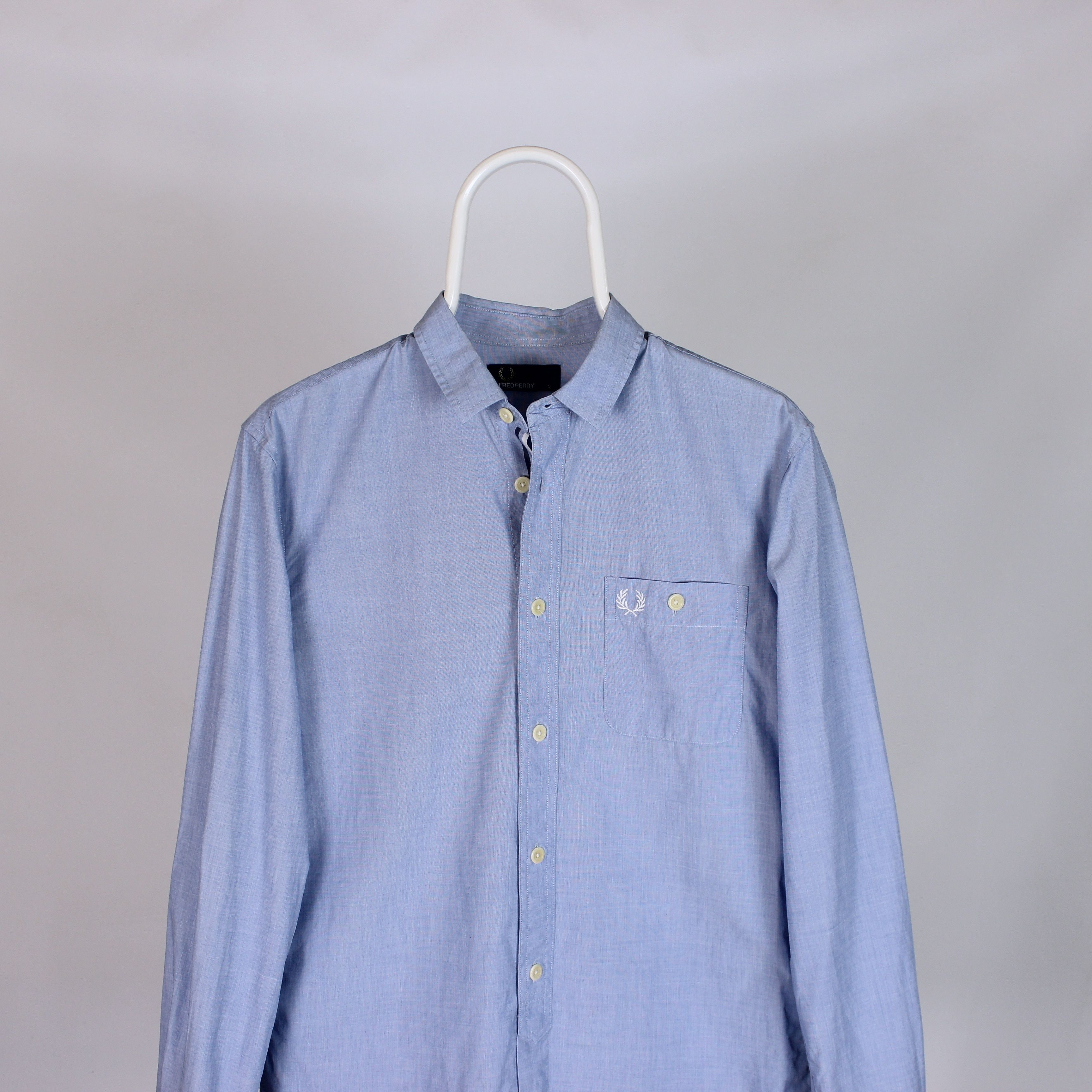 Fred Perry Fred Perry vintage button ups shirt rarity blue white s Size US S / EU 44-46 / 1 - 2 Thumbnail