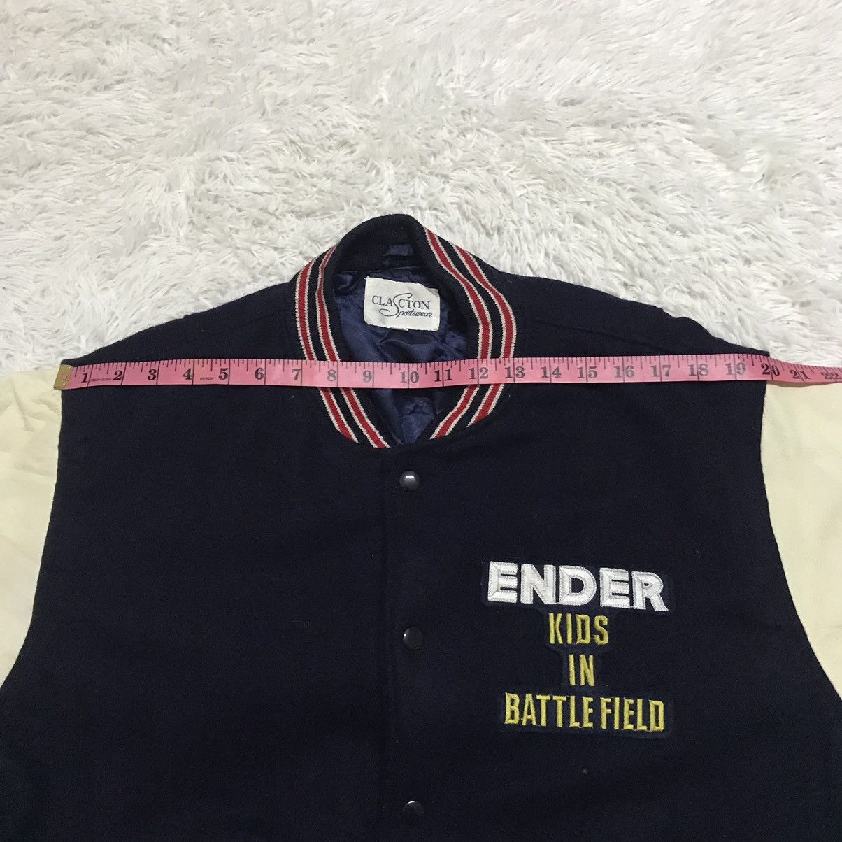 Vintage Vtg Clacton Sportswear Ender’s Game Varsity Jacket Size US M / EU 48-50 / 2 - 11 Thumbnail