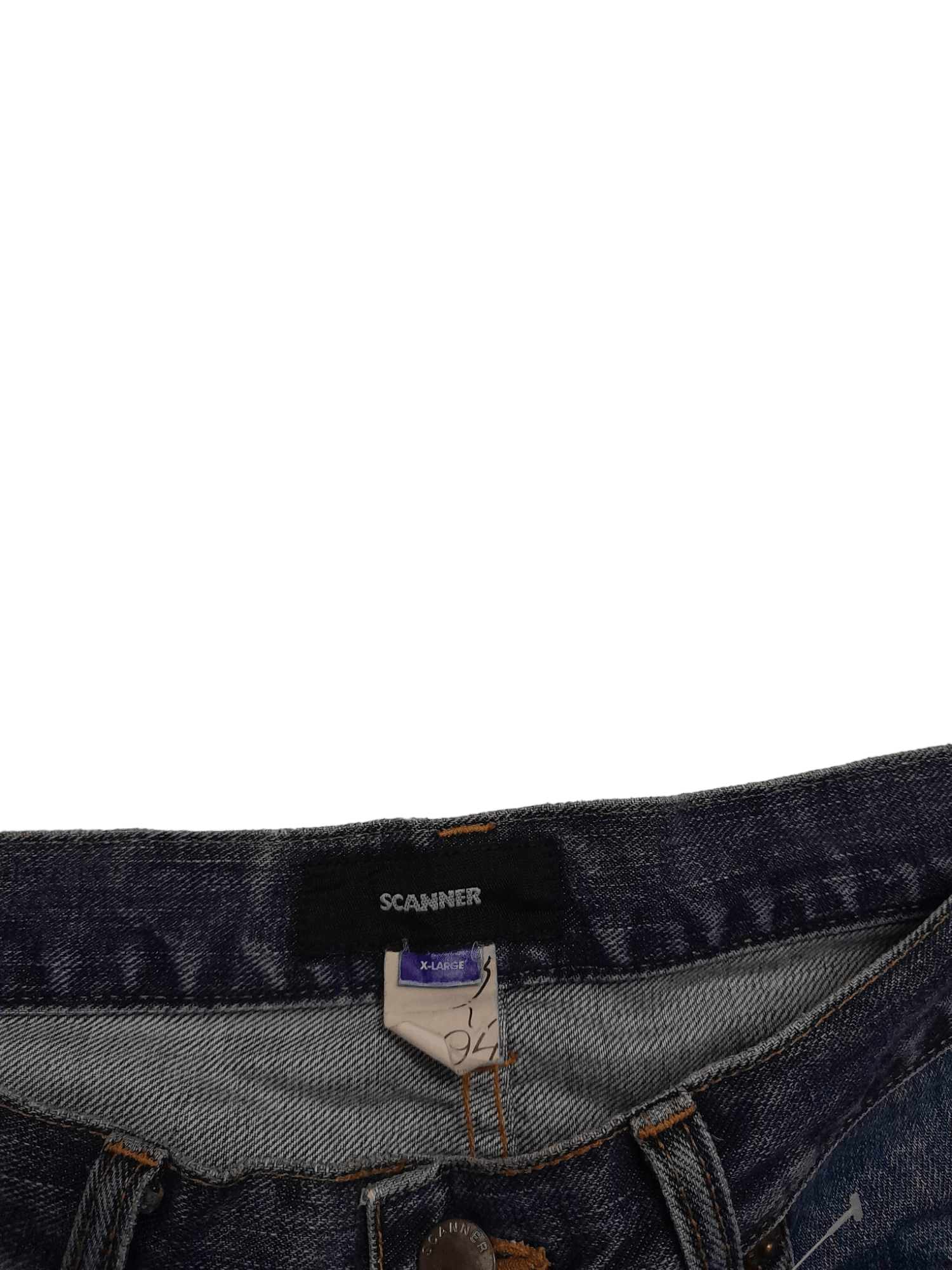 Japanese Brand Scanner Japan Denim (E967) waist 35 Size US 35 - 4 Thumbnail