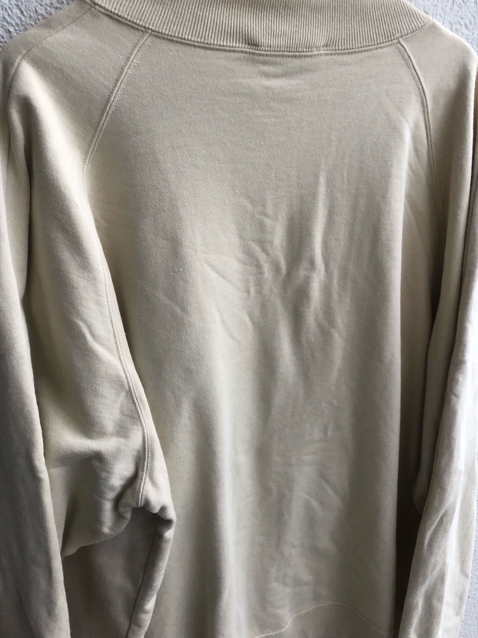 Yves Saint Laurent Beige YSL Sweatshirt Saint Laurent Quarter Zip Sweater y2k Size US XL / EU 56 / 4 - 14 Thumbnail