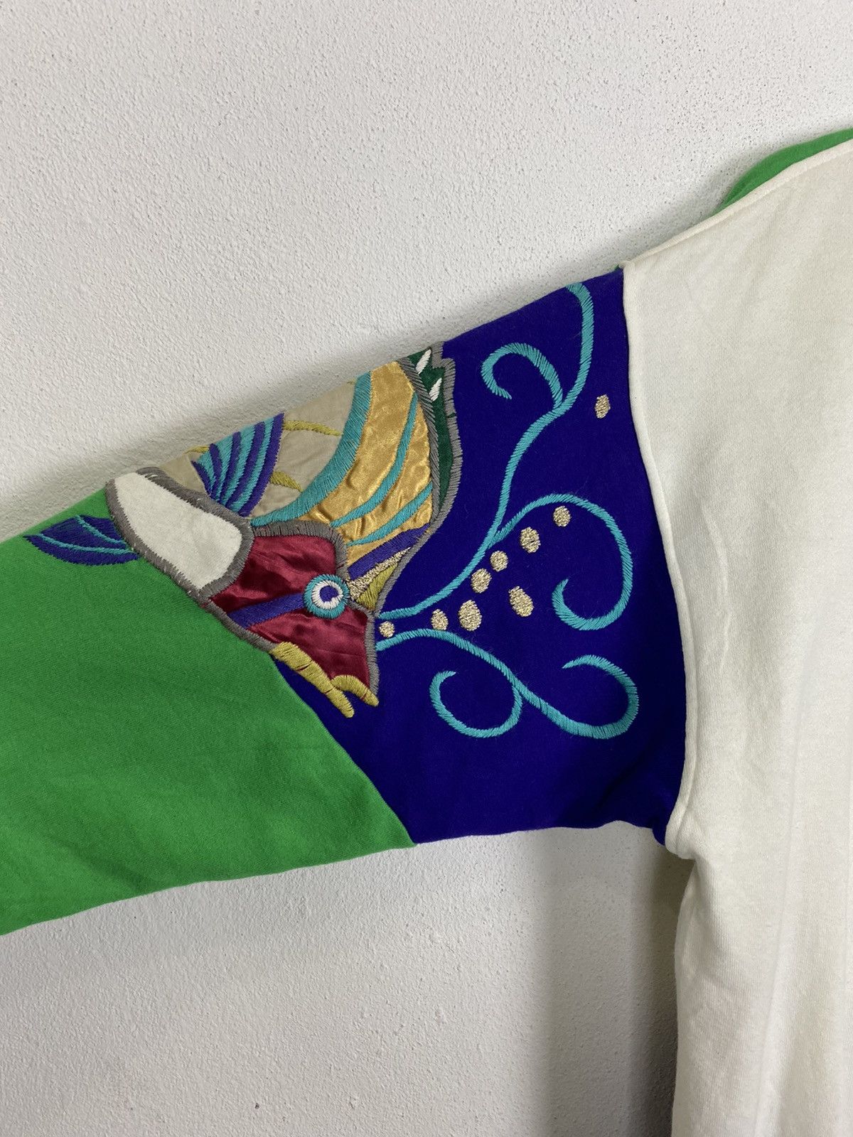 Vintage VINTAGE GAGMAN FISH EMBRODEREY SWEATER NICE DESIGN Size US L / EU 52-54 / 3 - 9 Thumbnail