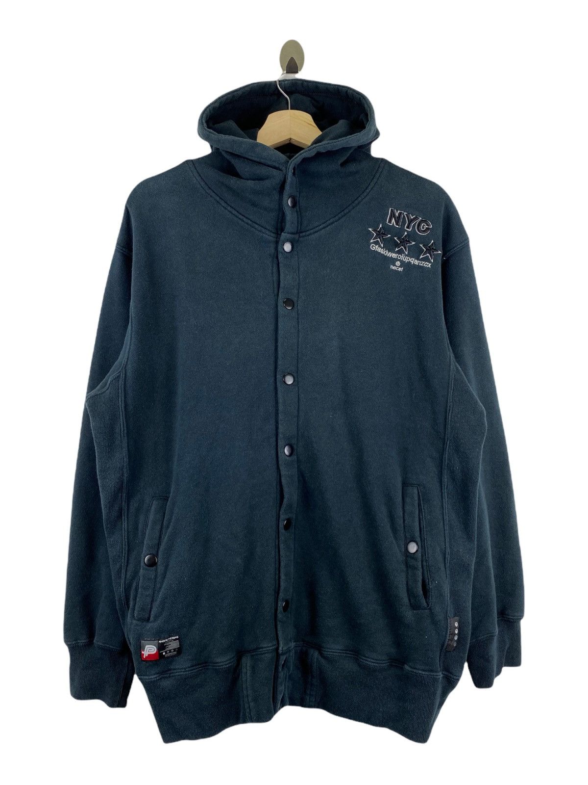 Japanese Brand × Vintage VINTAGE POWER TO THE PEOPLE SNAP BUTTON HOODIE Size US M / EU 48-50 / 2 - 1 Thumbnail