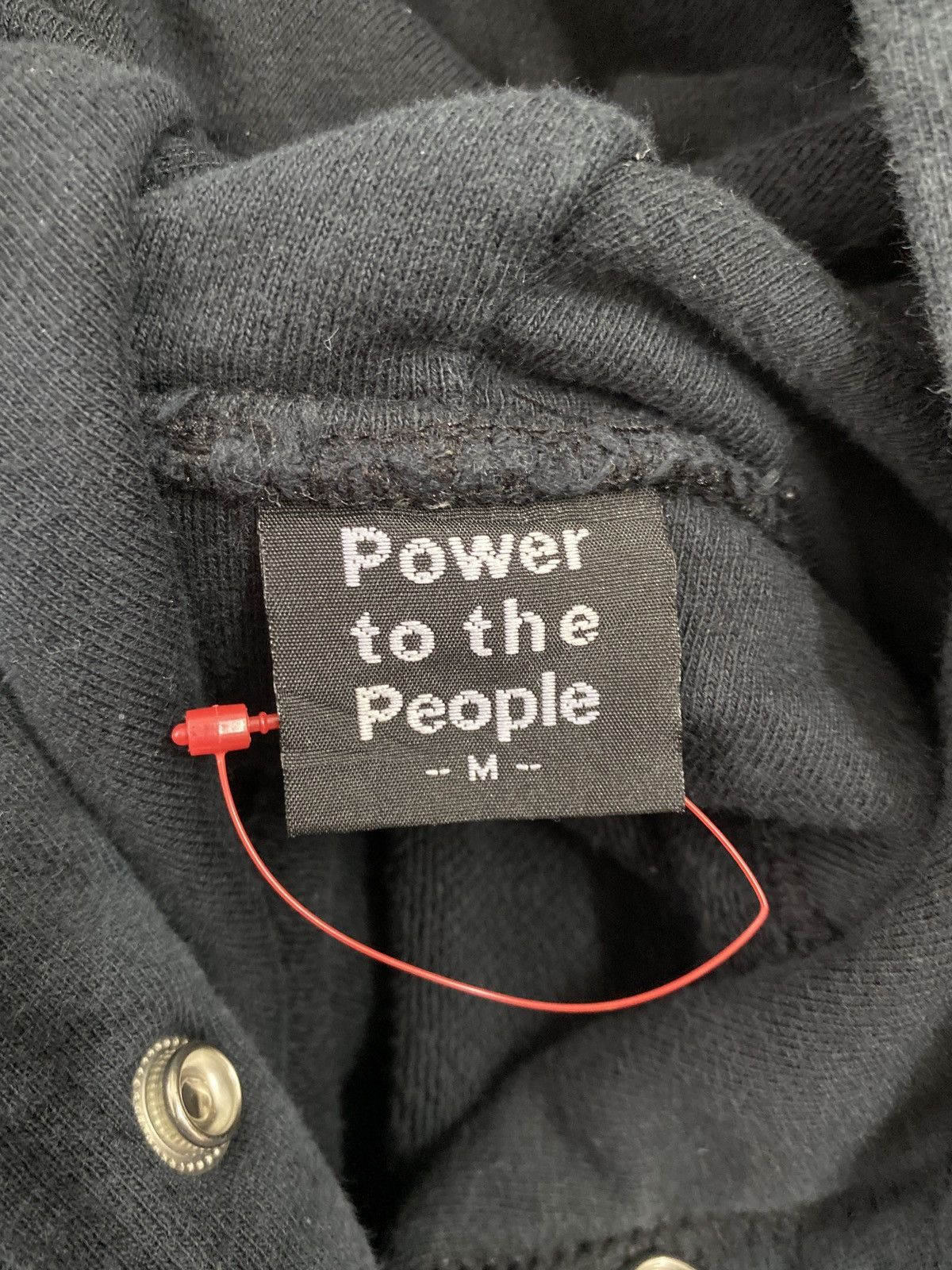 Japanese Brand × Vintage VINTAGE POWER TO THE PEOPLE SNAP BUTTON HOODIE Size US M / EU 48-50 / 2 - 8 Thumbnail