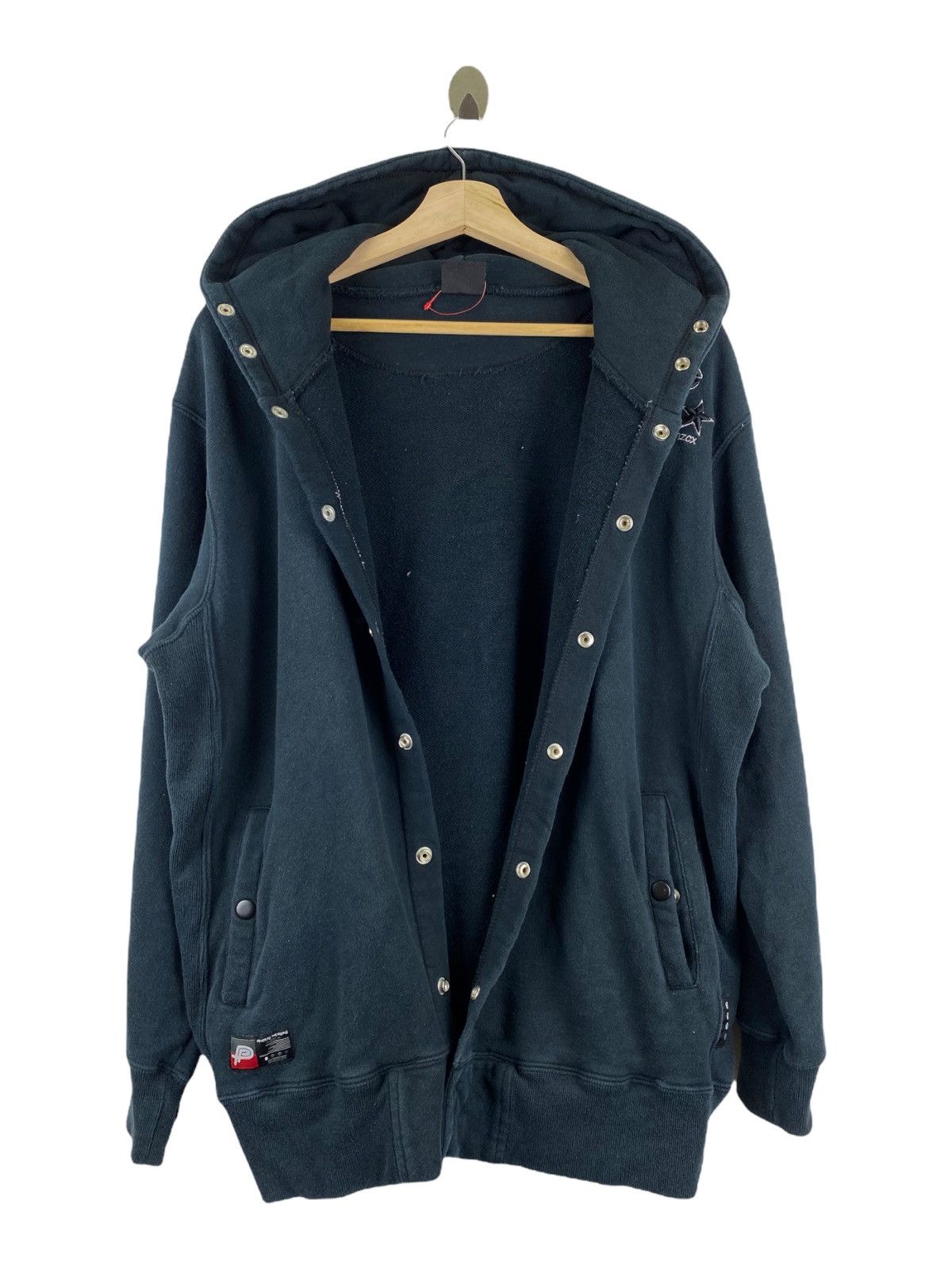 Japanese Brand × Vintage VINTAGE POWER TO THE PEOPLE SNAP BUTTON HOODIE Size US M / EU 48-50 / 2 - 5 Thumbnail