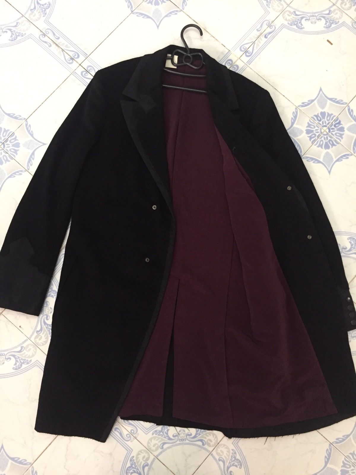 N.Hoolywood N.Hoolywood Turfting Stitch Double Collar Long Jacket Coat Size US M / EU 48-50 / 2 - 15 Thumbnail