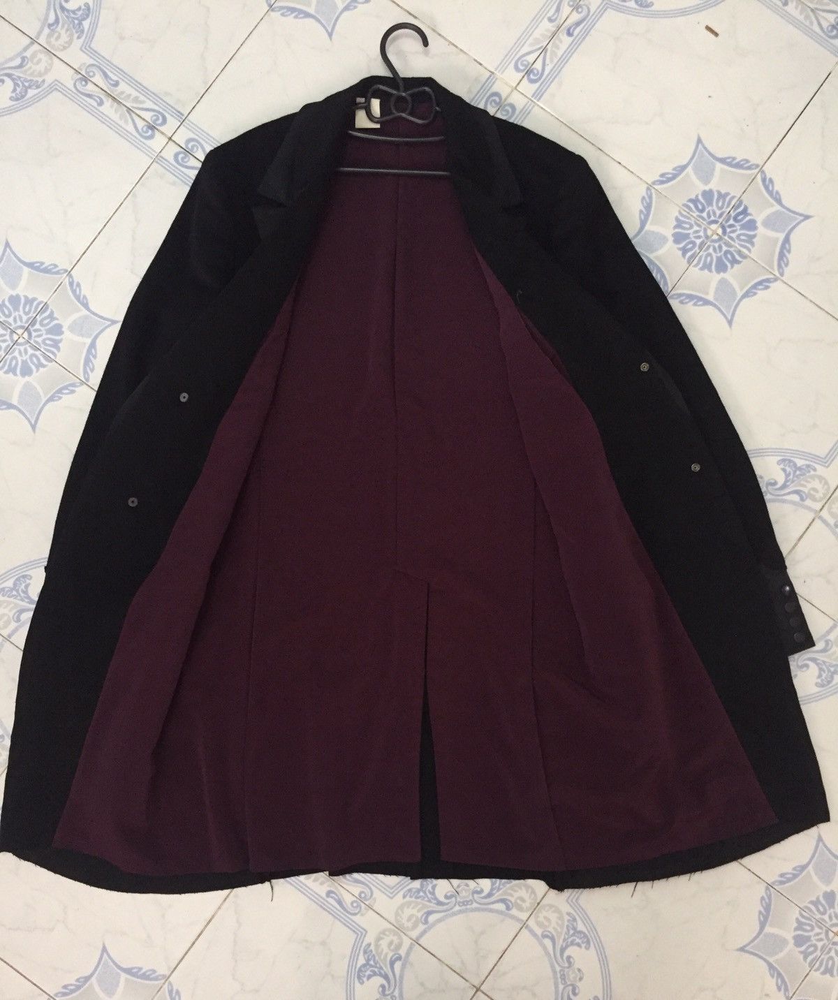 N.Hoolywood N.Hoolywood Turfting Stitch Double Collar Long Jacket Coat Size US M / EU 48-50 / 2 - 16 Thumbnail