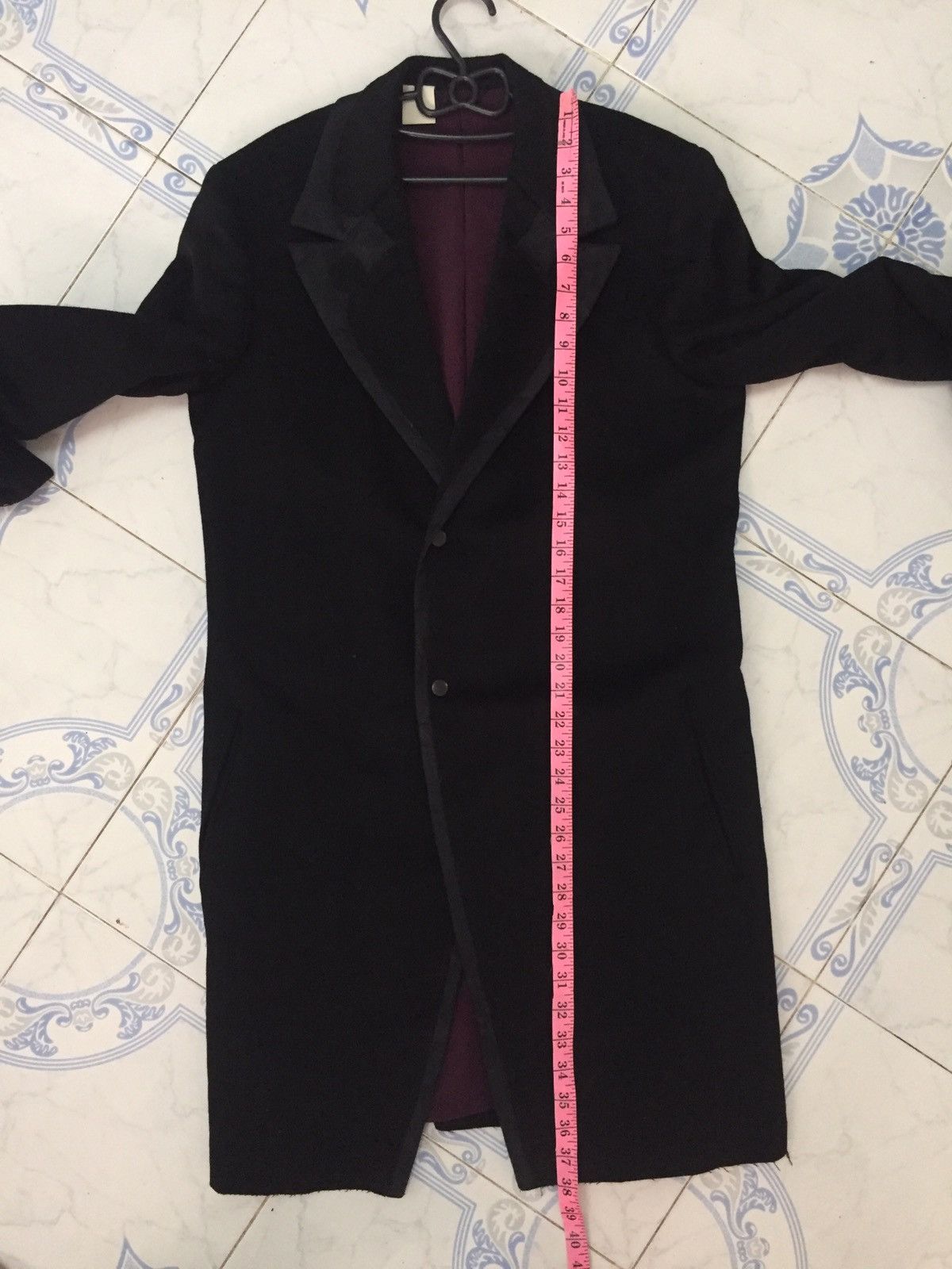 N.Hoolywood N.Hoolywood Turfting Stitch Double Collar Long Jacket Coat Size US M / EU 48-50 / 2 - 23 Thumbnail
