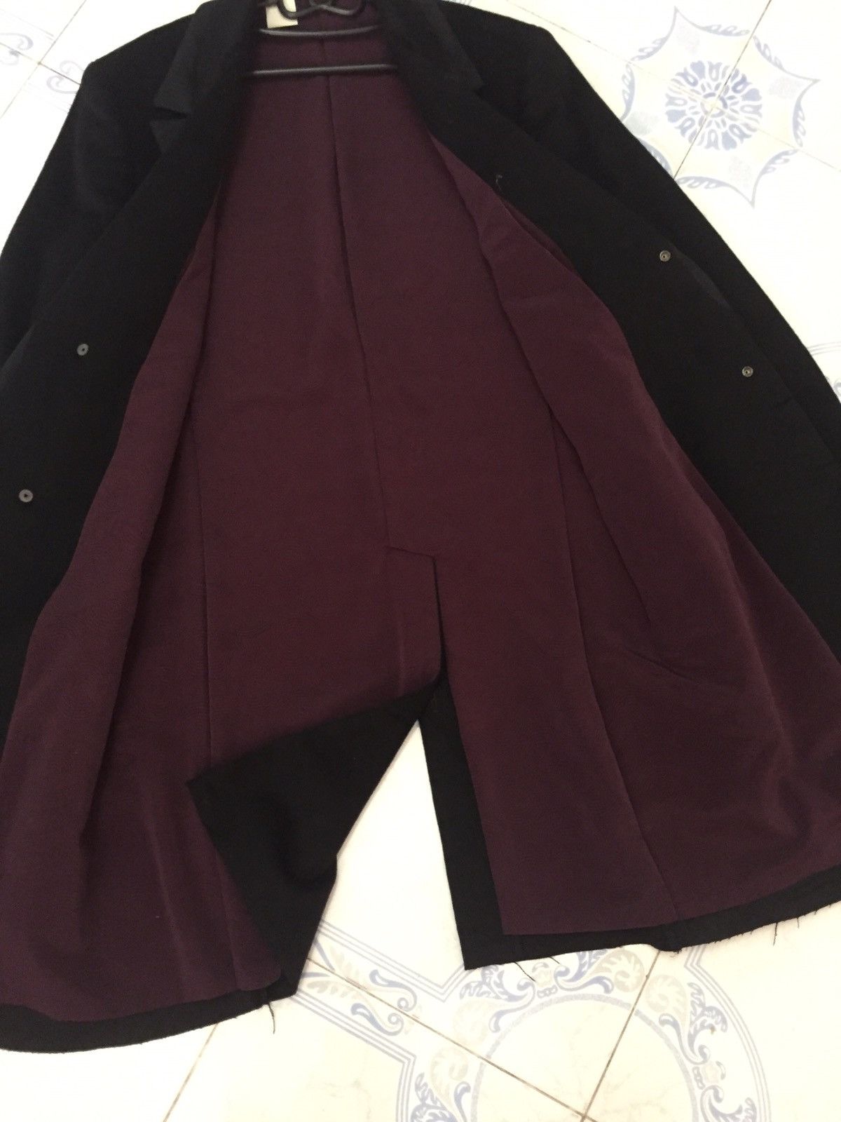 N.Hoolywood N.Hoolywood Turfting Stitch Double Collar Long Jacket Coat Size US M / EU 48-50 / 2 - 17 Thumbnail