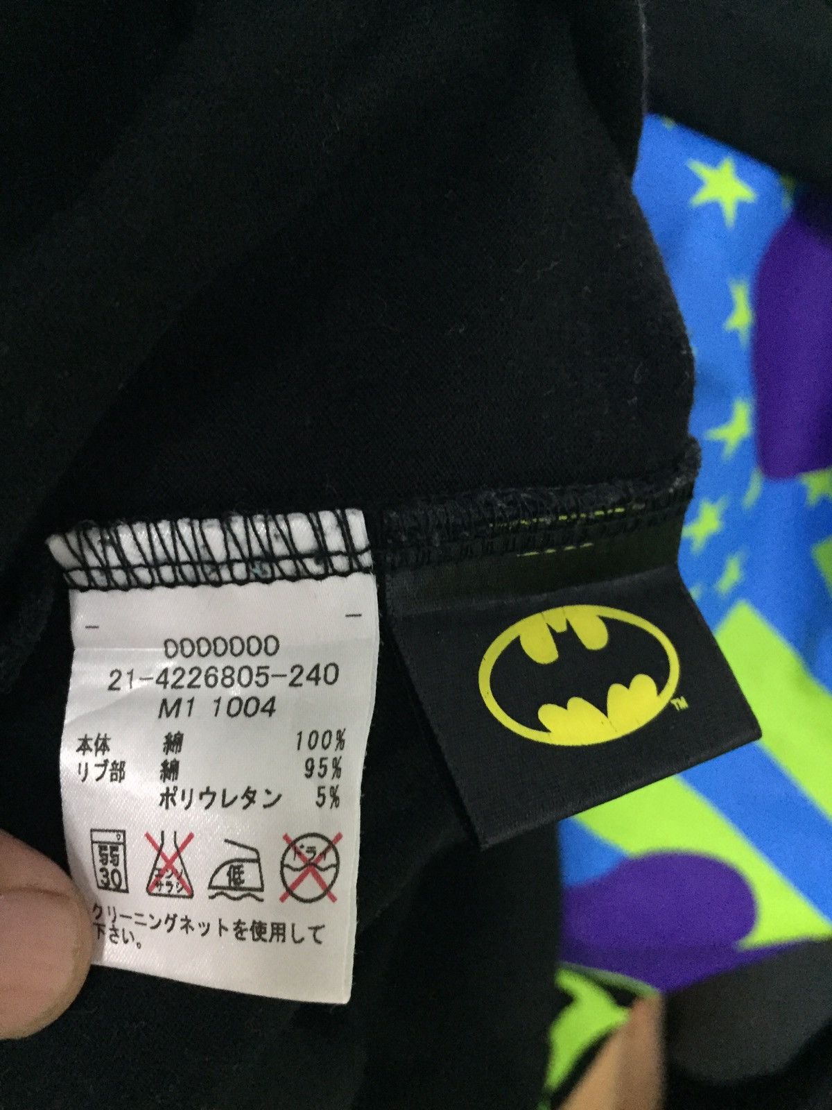 DC Comics Tommy Hilfiger x Batman Dc Comics Size US L / EU 52-54 / 3 - 3 Thumbnail