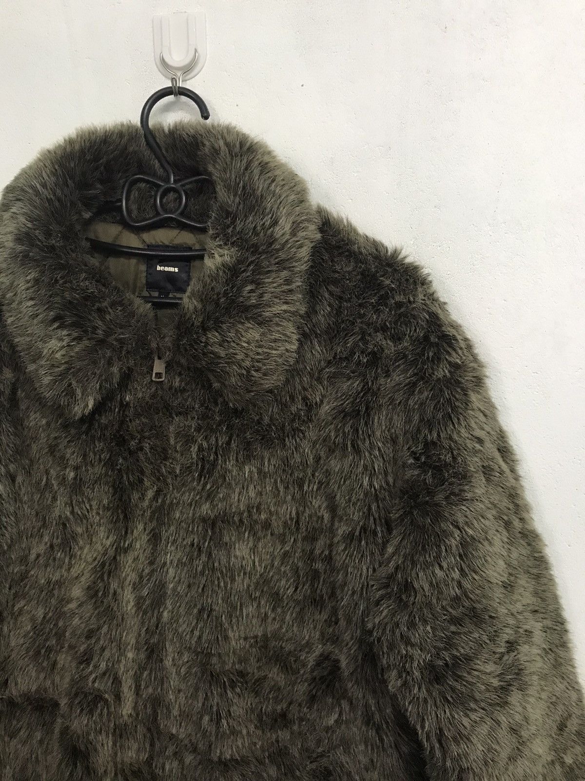 Beams Plus × Japanese Brand × Pieces Uniques Pile Mohair Hairy Beams Jacket Made in Japan Size US M / EU 48-50 / 2 - 3 Thumbnail