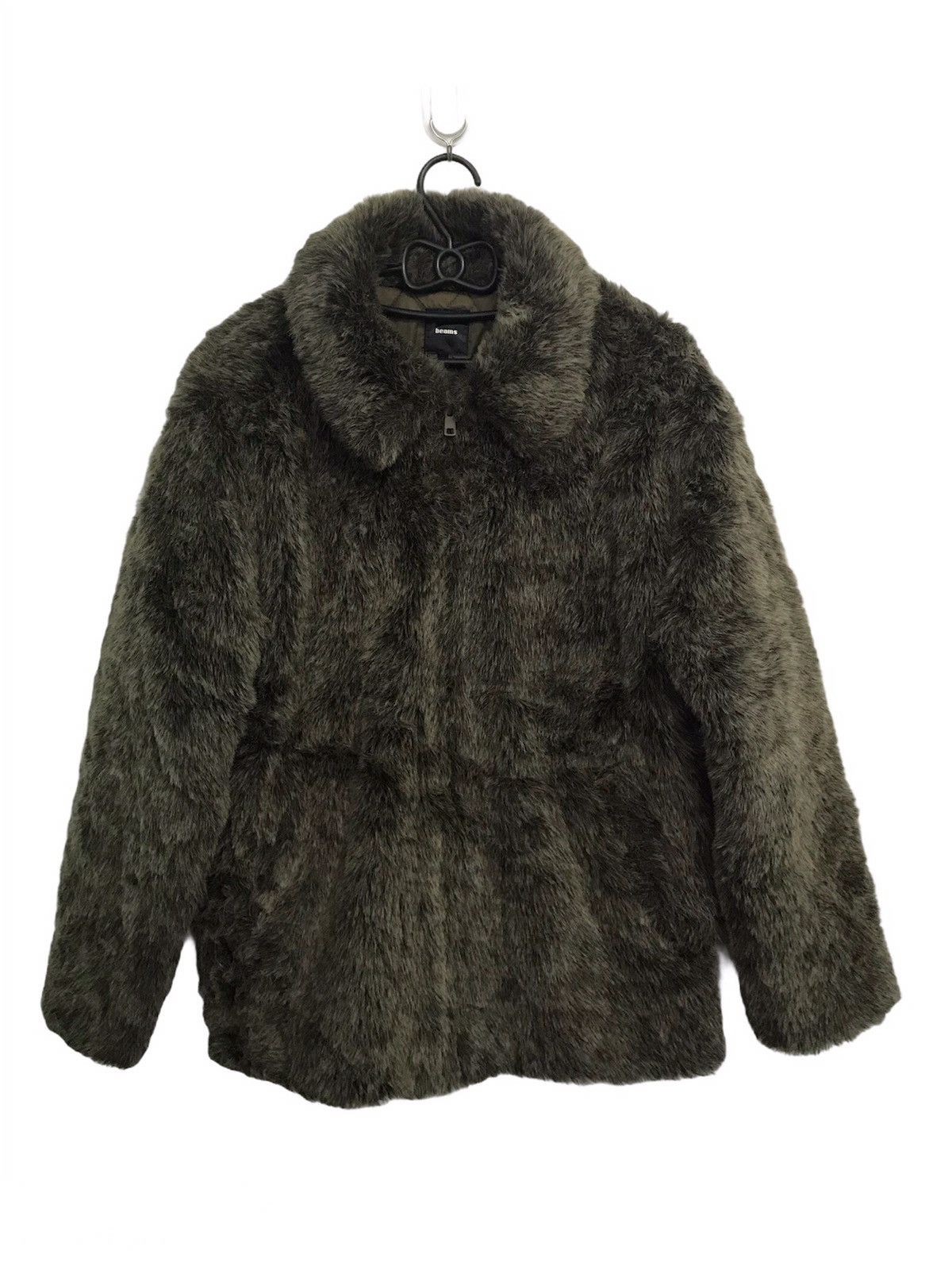 Beams Plus × Japanese Brand × Pieces Uniques Pile Mohair Hairy Beams Jacket Made in Japan Size US M / EU 48-50 / 2 - 1 Thumbnail