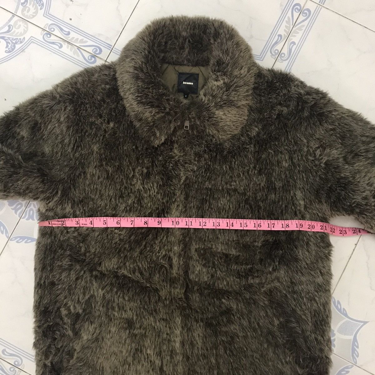 Beams Plus × Japanese Brand × Pieces Uniques Pile Mohair Hairy Beams Jacket Made in Japan Size US M / EU 48-50 / 2 - 17 Thumbnail